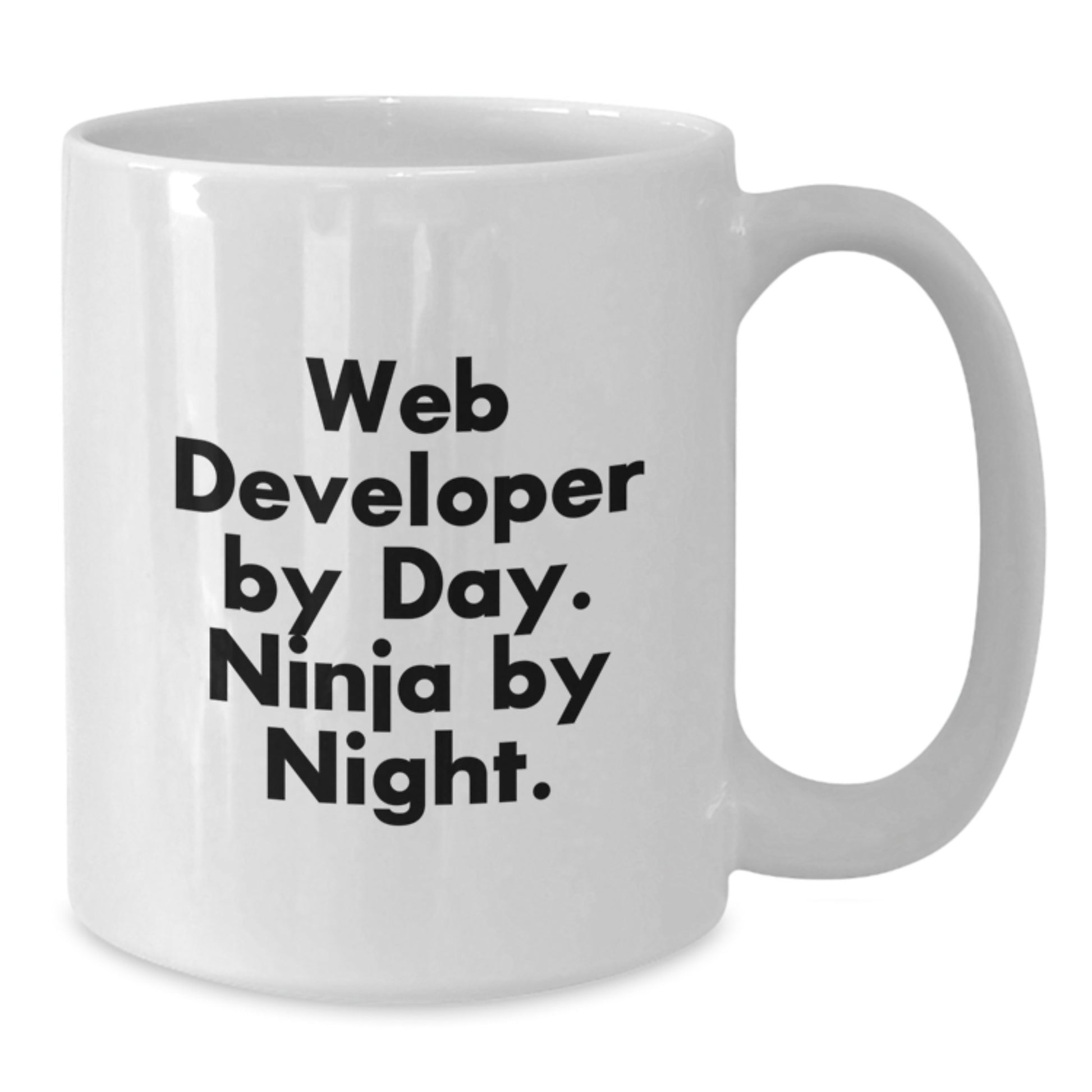 Funny Web Developer White Coffee Mugs Gifts from Friends to Web Developer for Graduation Unique - Additional