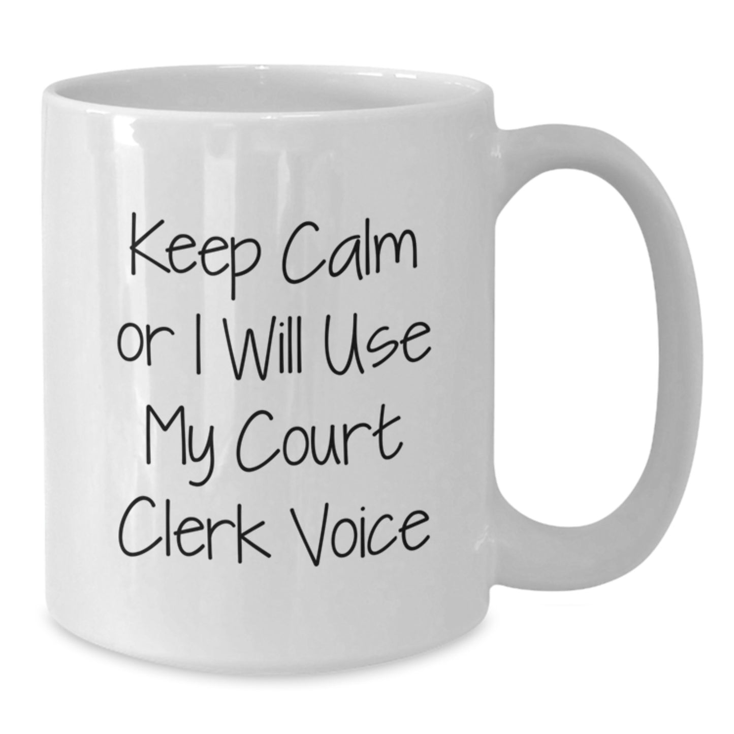 Court Clerk Keepsake Mug for Him Birthday Gift White 11oz Ceramic - Additional