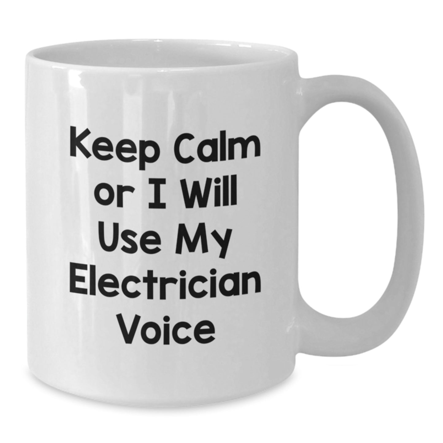 Electrician Keepsake White Coffee Mug for Him Graduation Gift - Additional