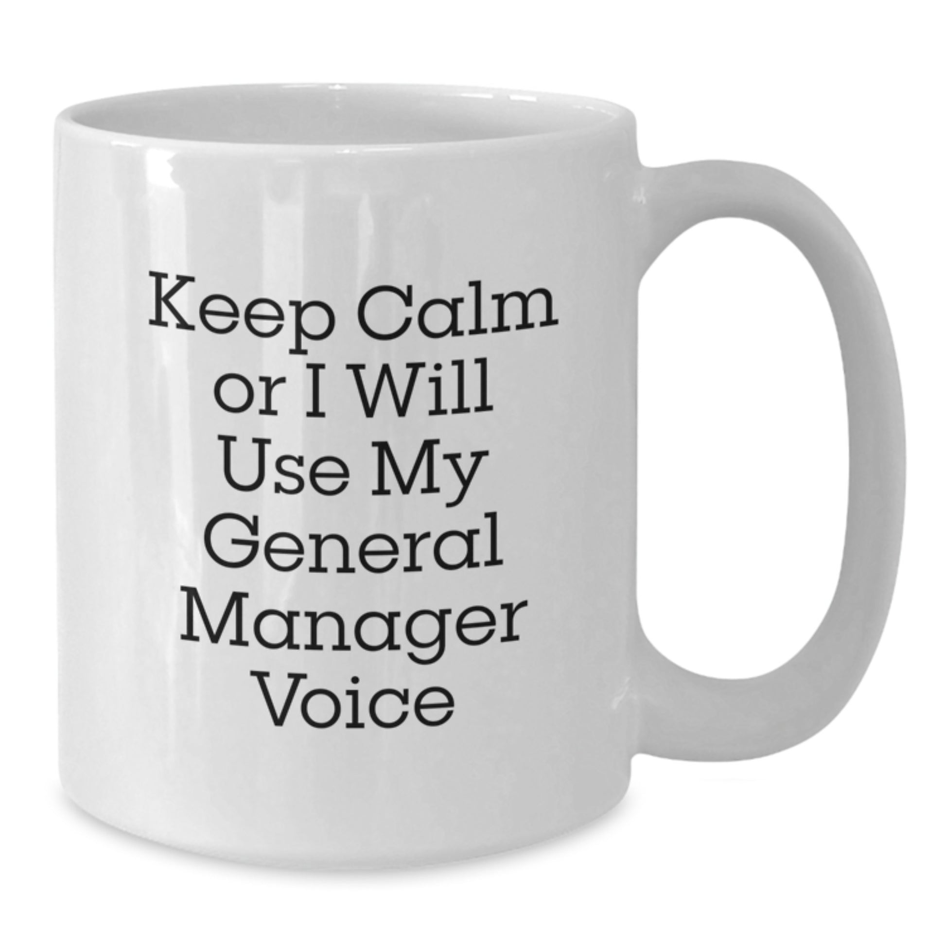 General Manager Keepsake White Coffee Mug for Him Birthday Gift - Additional