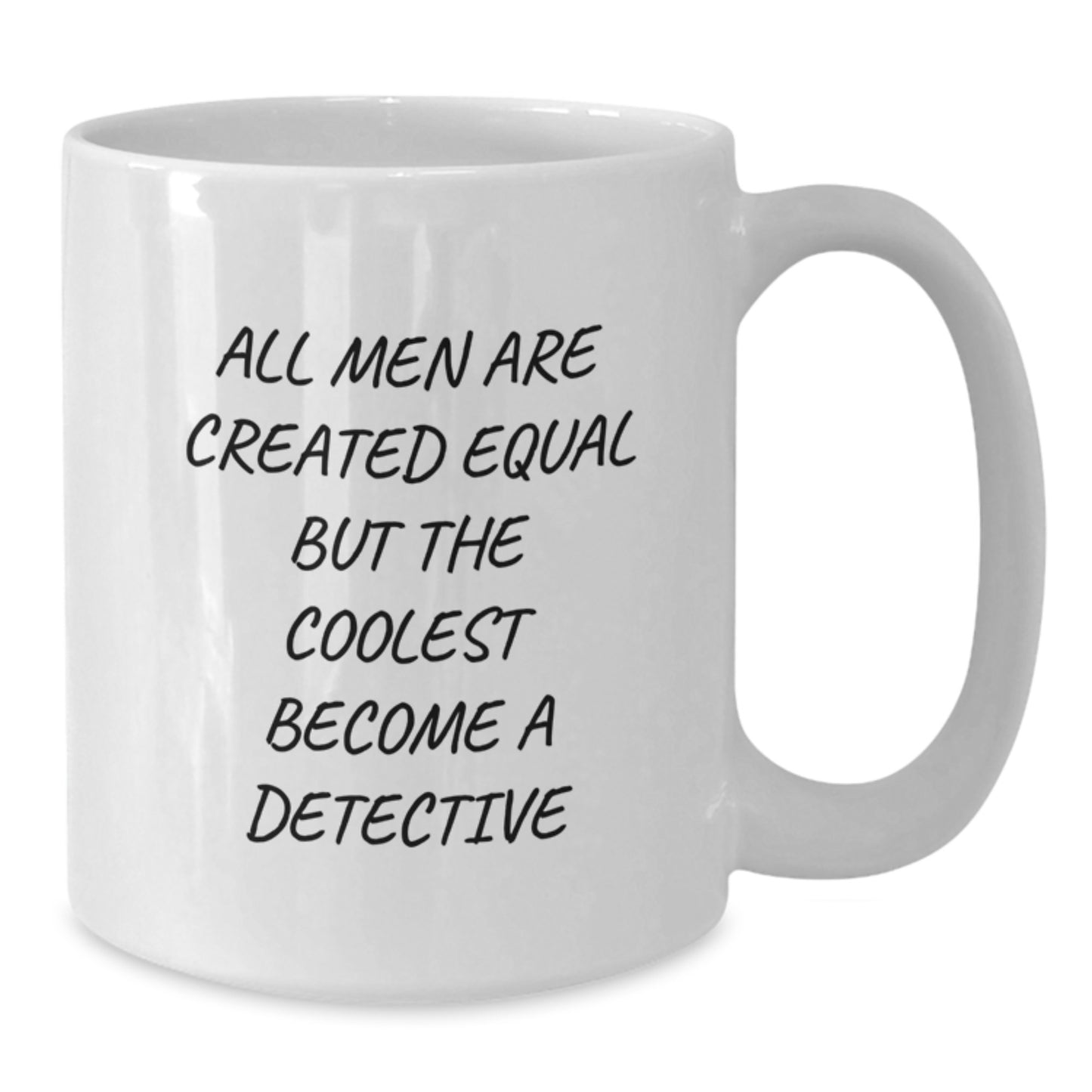 Detective Keepsake White Mug for Him Birthday Gift - Additional