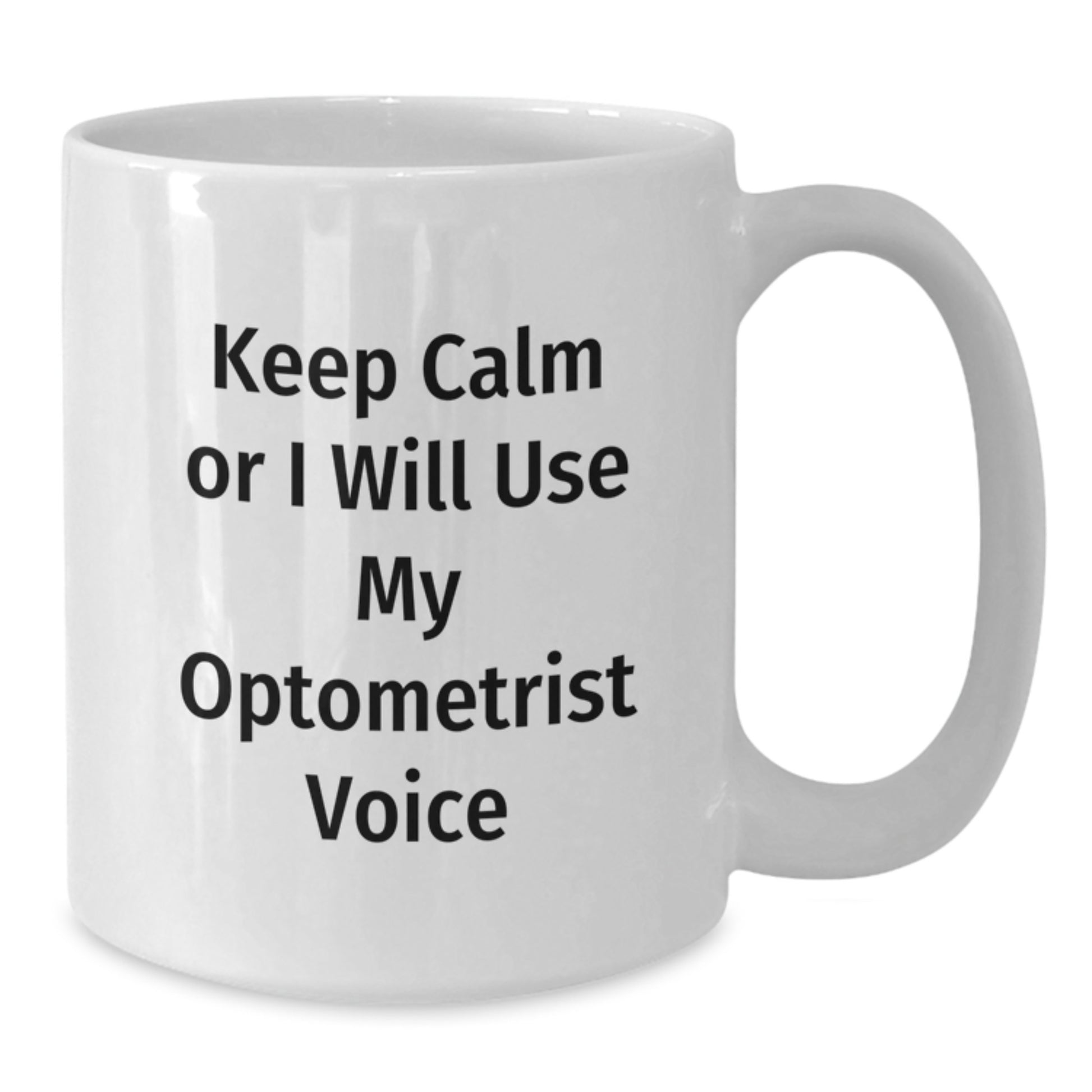 Optometrist Keepsake White Coffee Mug for Him Birthday Gift - Additional