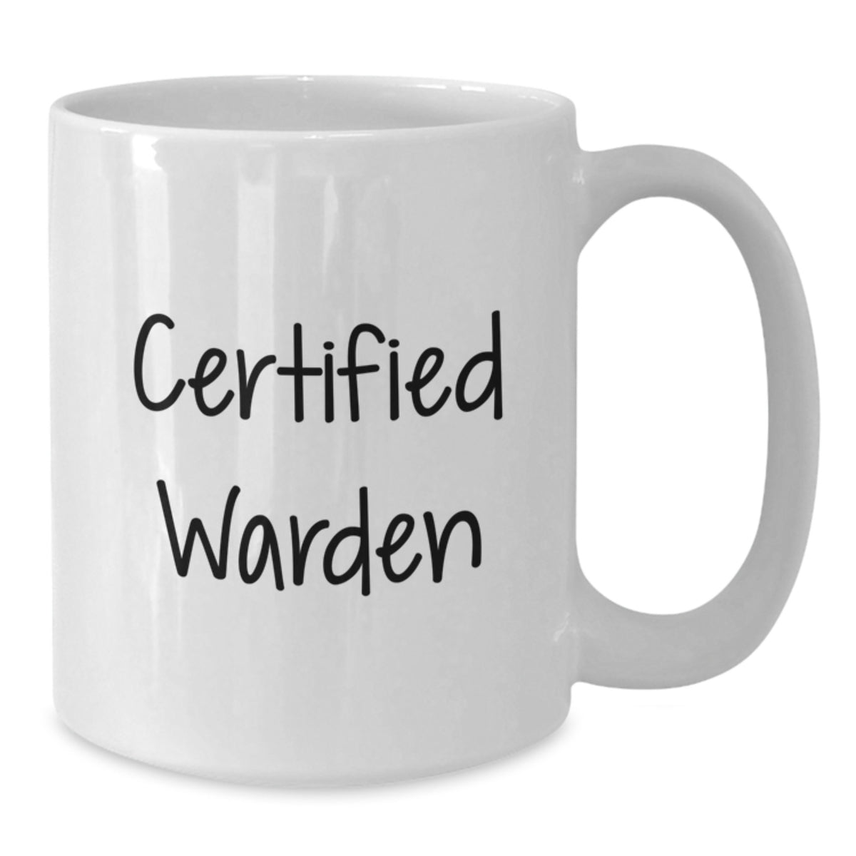 Funny Warden Gifts from Friends and Family for Birthday Unique Warden Lover White Coffee Mugs - Additional