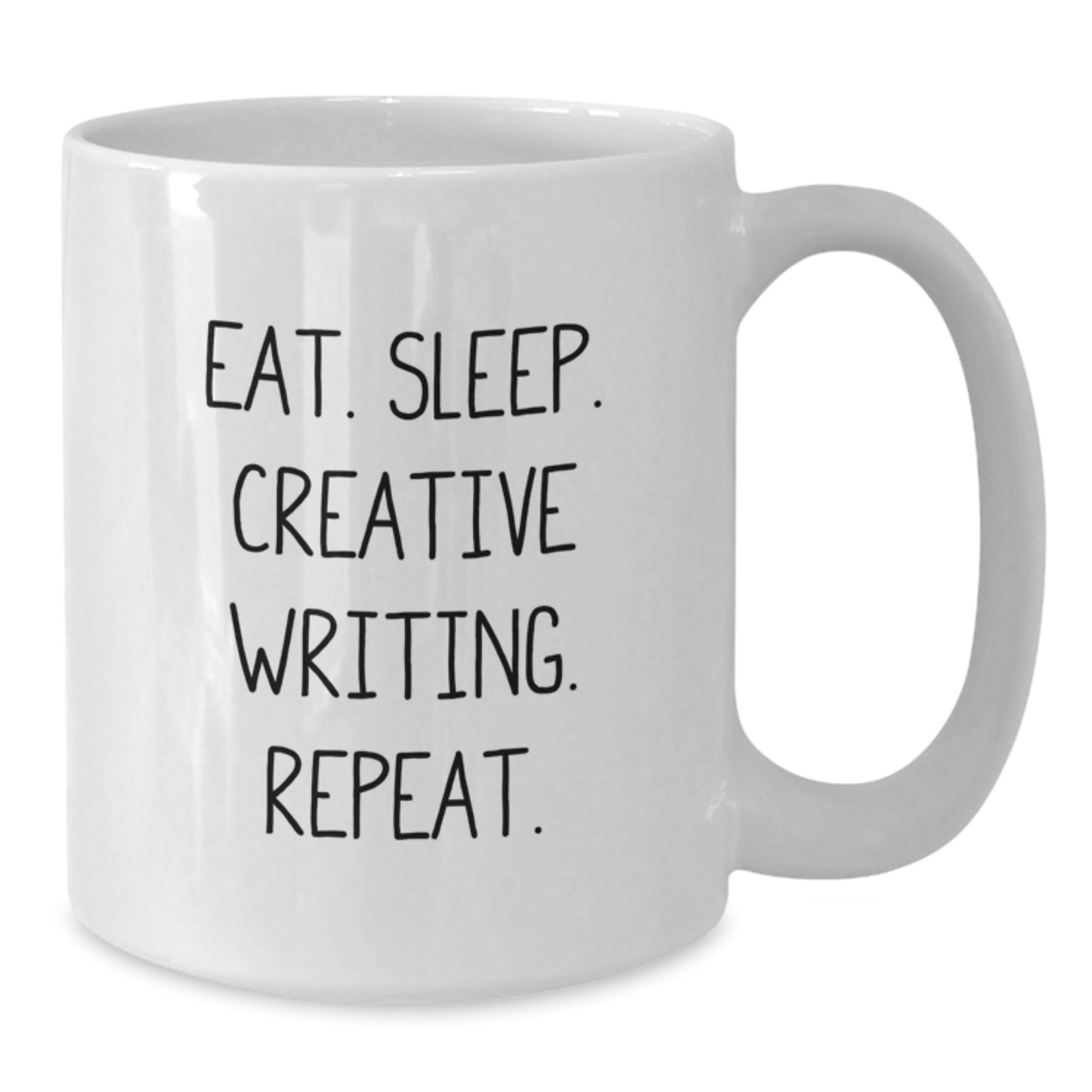 Funny Creative Writing Gifts for Men Women Friends Coworkers from Family Enjoy Eat Sleep Creative Writing Repeat - Additional