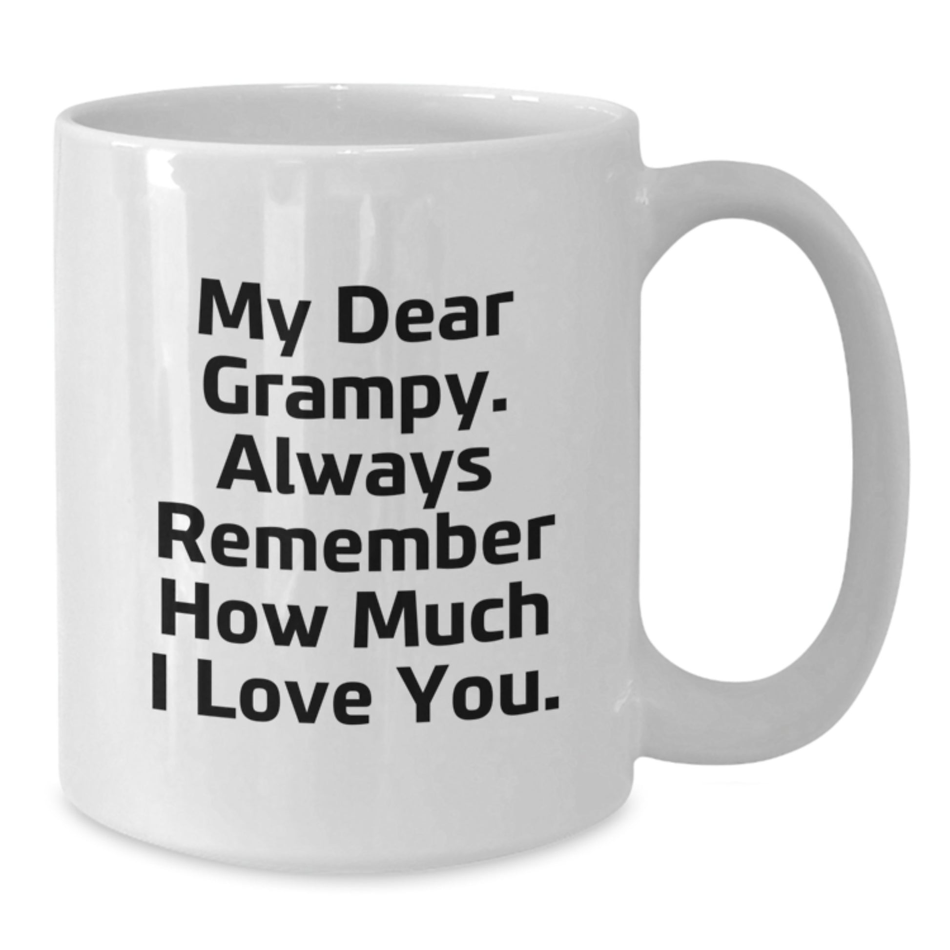 Grampy Keepsake White Coffee Mug Graduation Gift for Him - Additional