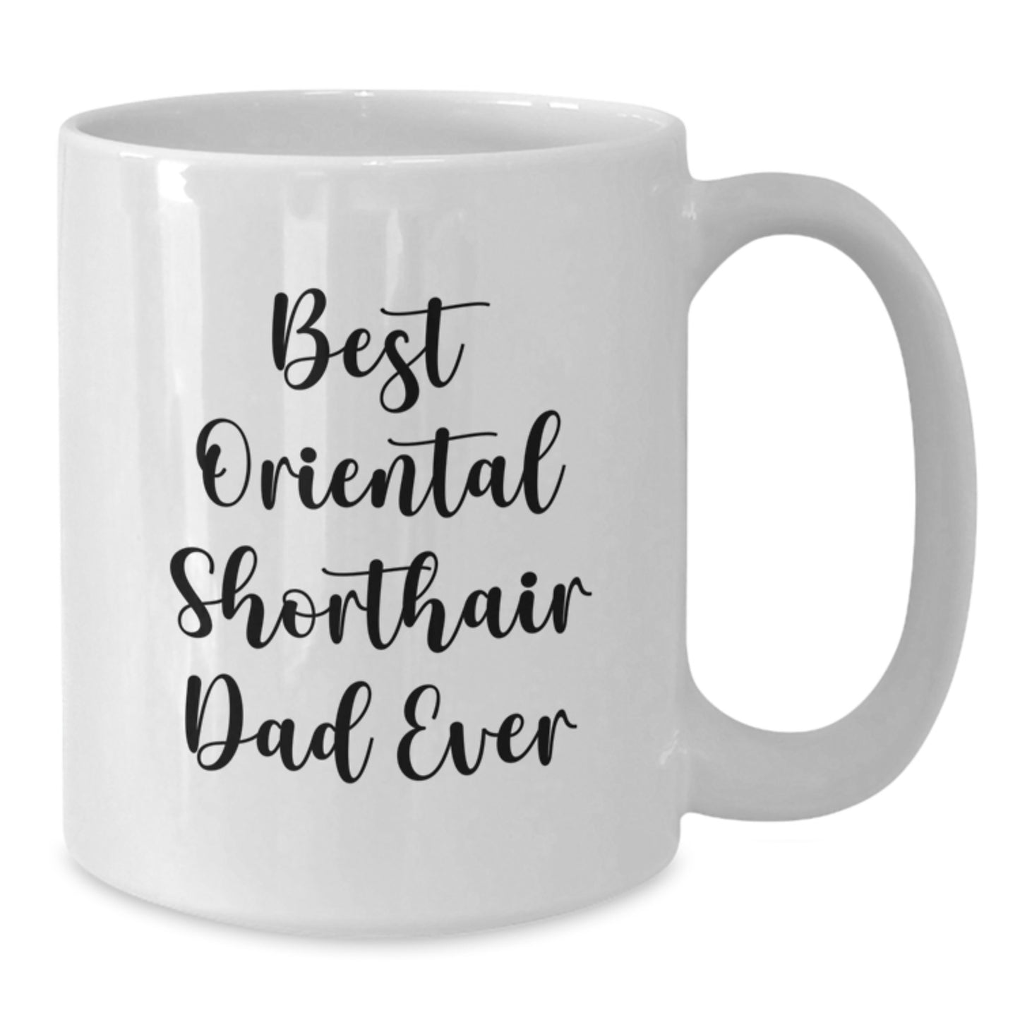 Funny Oriental Shorthair Cat Gifts for Dad, Valentine's Unique Presents from Men to Family - Additional