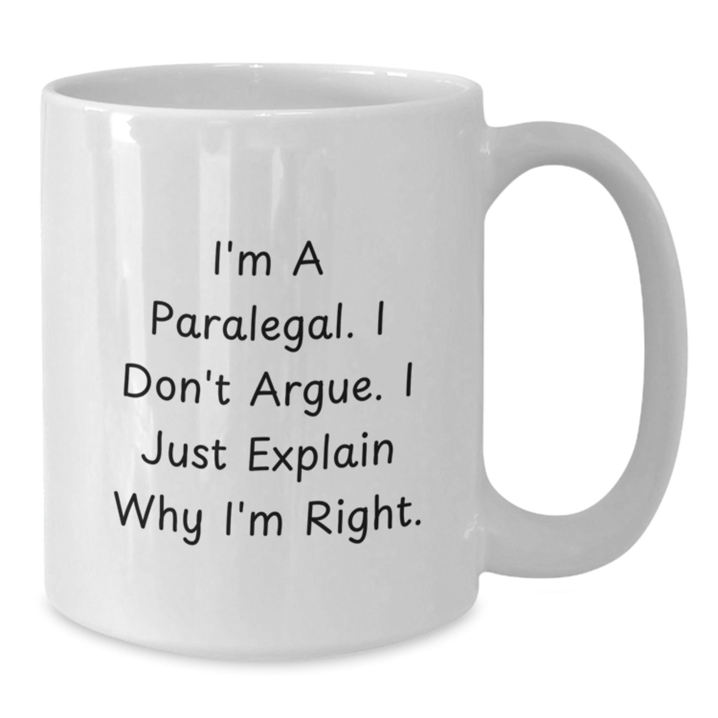 Birthday Gift Paralegal White Ceramic Coffee Mug for Her Present - Additional