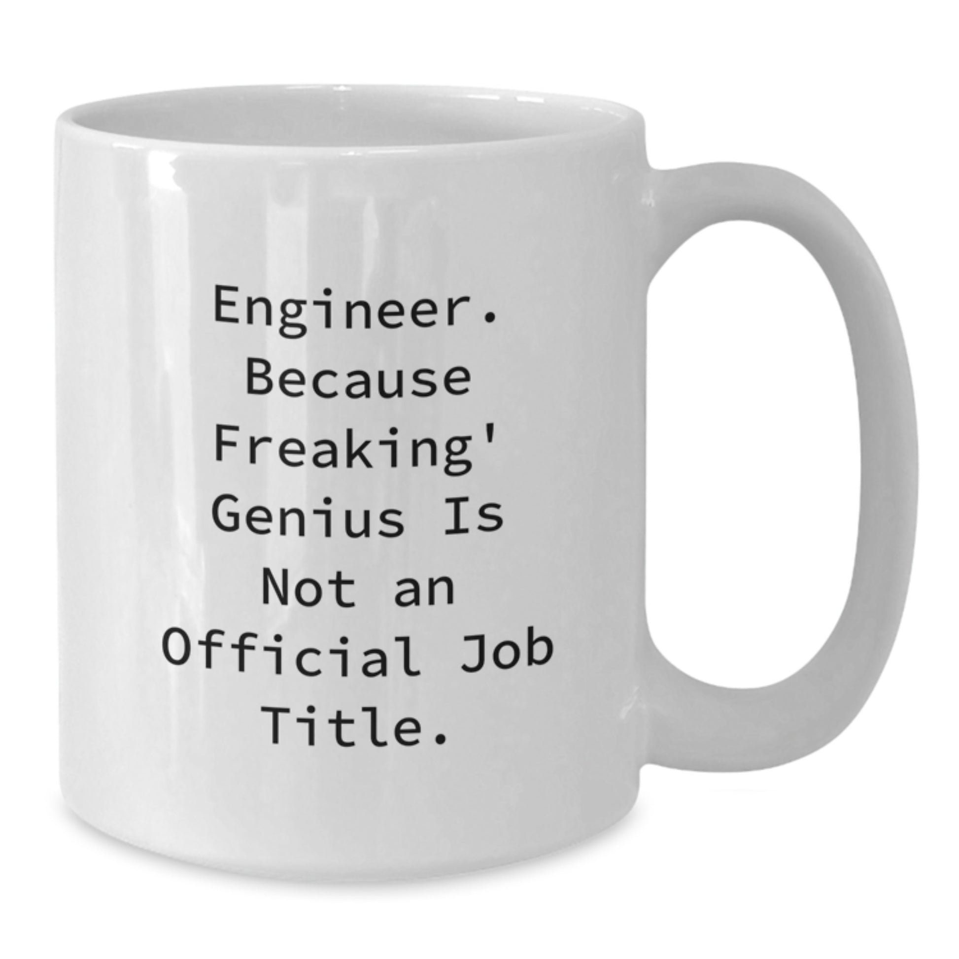 Engineer Keepsake White Ceramic Coffee Mug for Him Graduation Gift - Additional