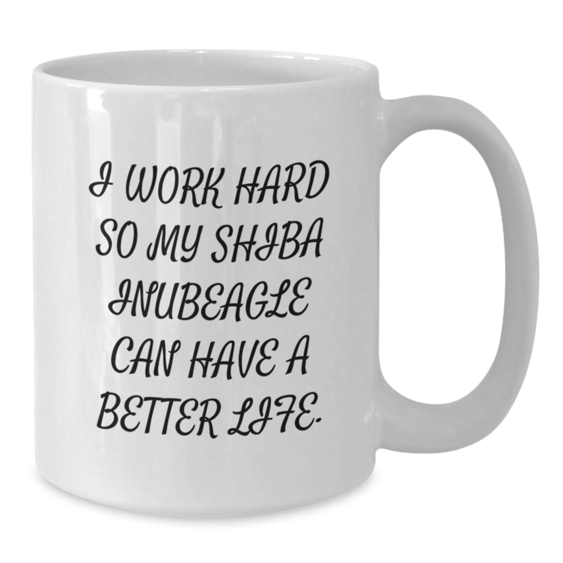 Shiba Inu Dog Lover Gifts from Friends, Funny Shiba Inu White Coffee Mug Birthday Unique Gifts, Inspirational Quote for Pet Owners - Additional