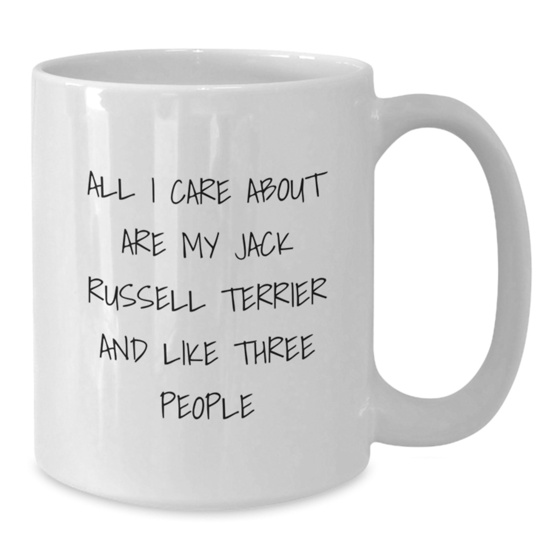 Funny Gifts from Friends for Jack Russell Terrier Dog Lover - White Coffee Mug, Birthday Unique Gifts with Cute Jack Russell Terrier Dog Quote - Additional