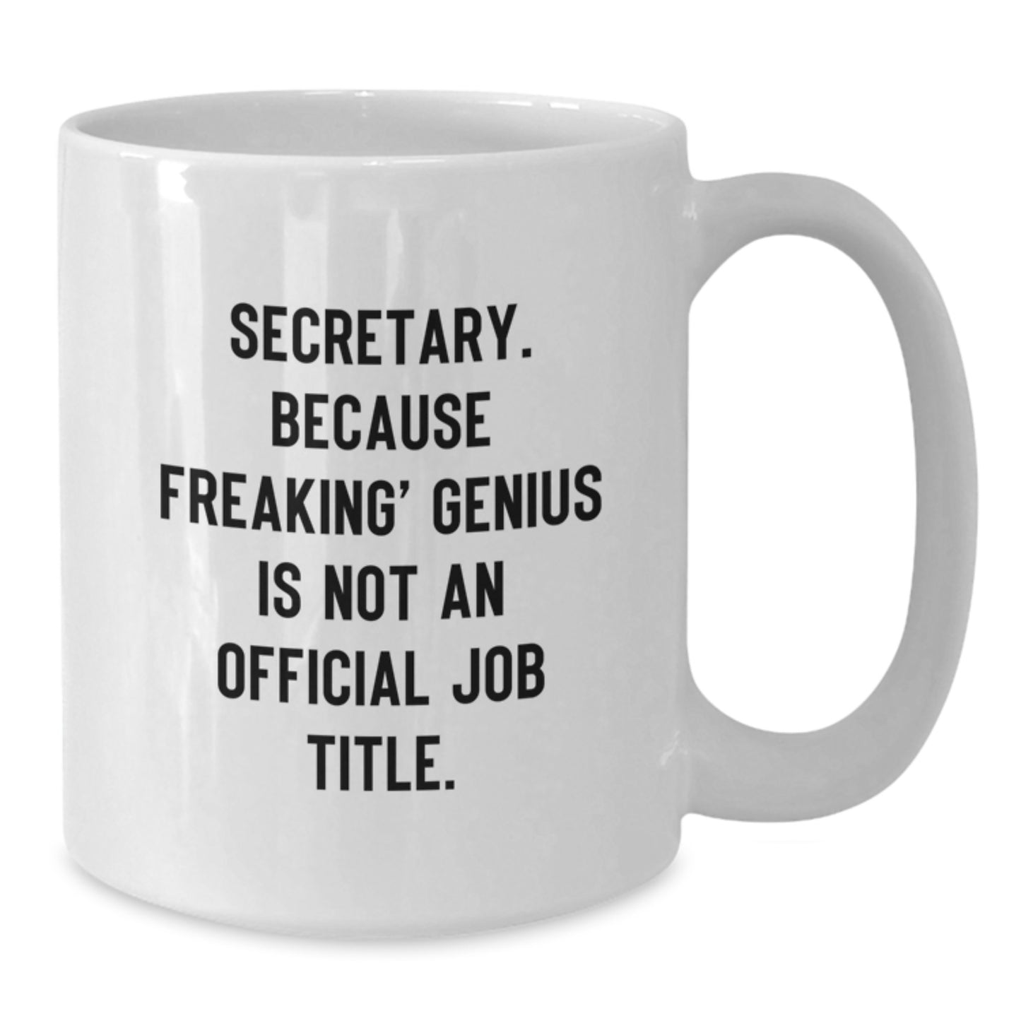 Secretary Keepsake Mug for Him Birthday Gift Office Humor Ceramic - Additional