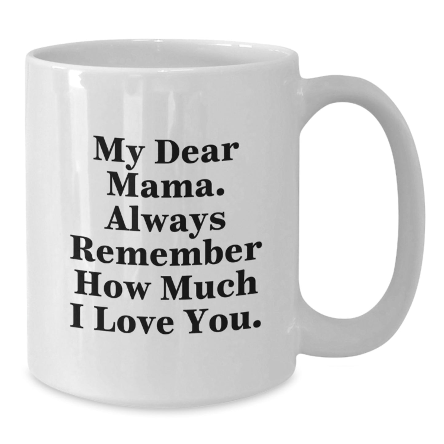 Mama Keepsake White Ceramic Coffee Mug 11oz Microwave Birthday Gift - Additional