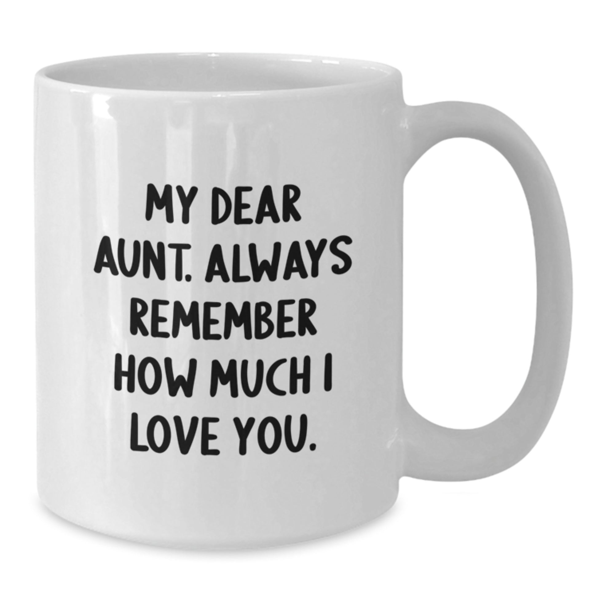 Funny Aunt Quotes Gifts from Family for Graduation Unique White Coffee Mug - Additional
