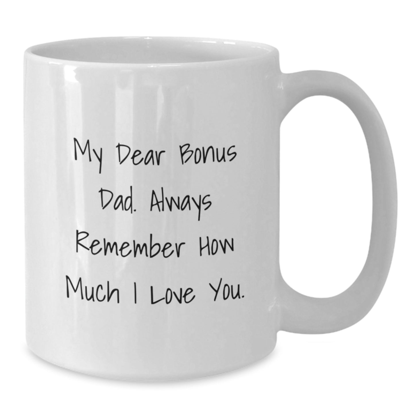 Bonus Dad Keepsake White Coffee Mug 11oz Birthday Gift for Him - Additional