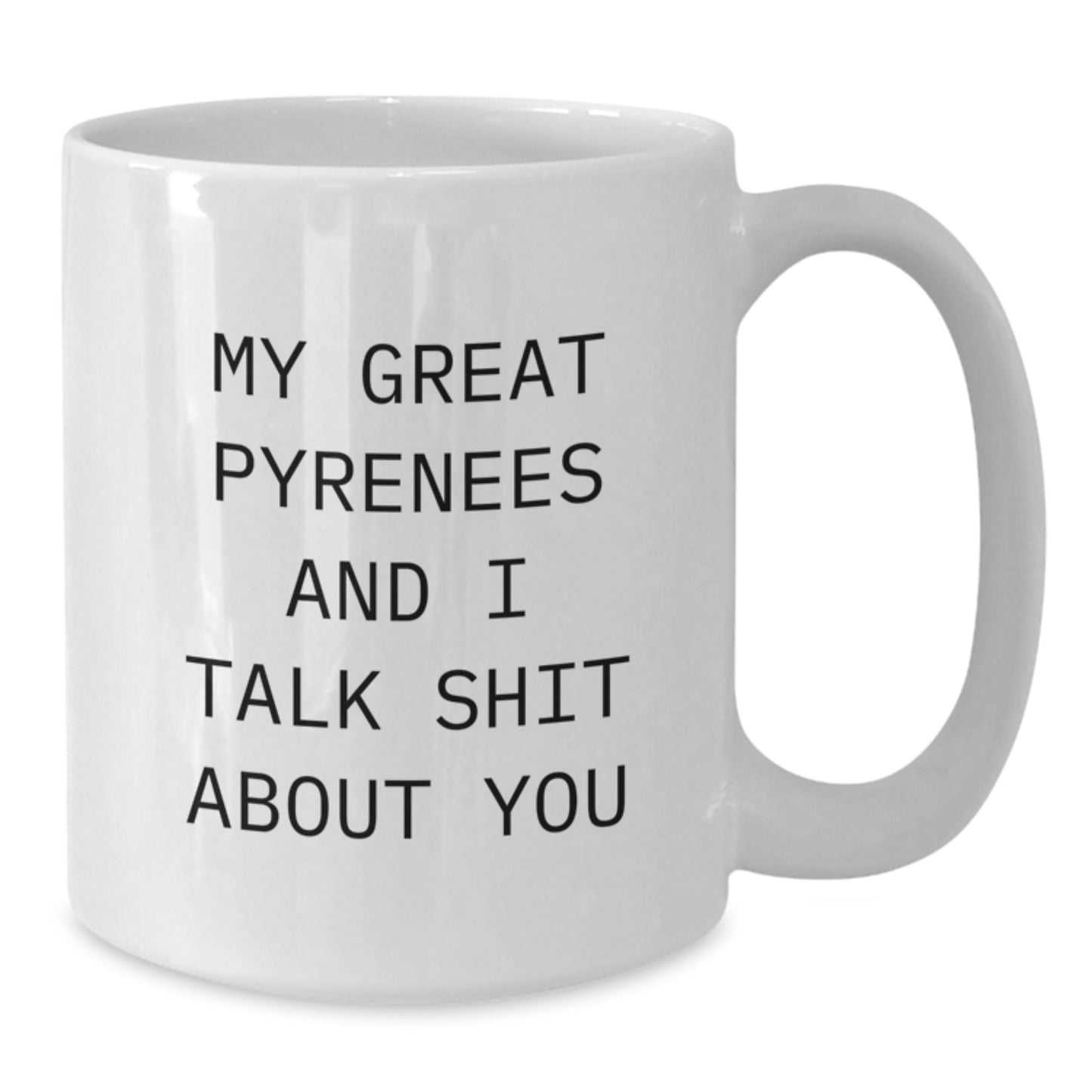 Great Pyrenees Keepsake Surprise White Coffee Mug for Him Birthday Gift - Additional
