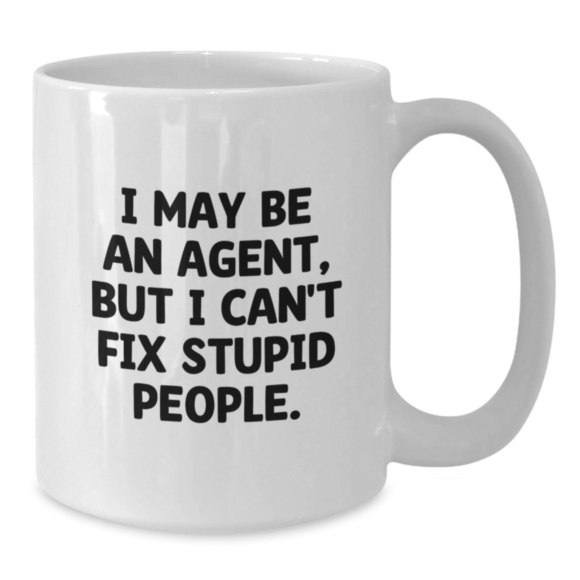 Agent Keepsake White Coffee Mug for Him Surprise Graduation Gift Ceramic - Additional