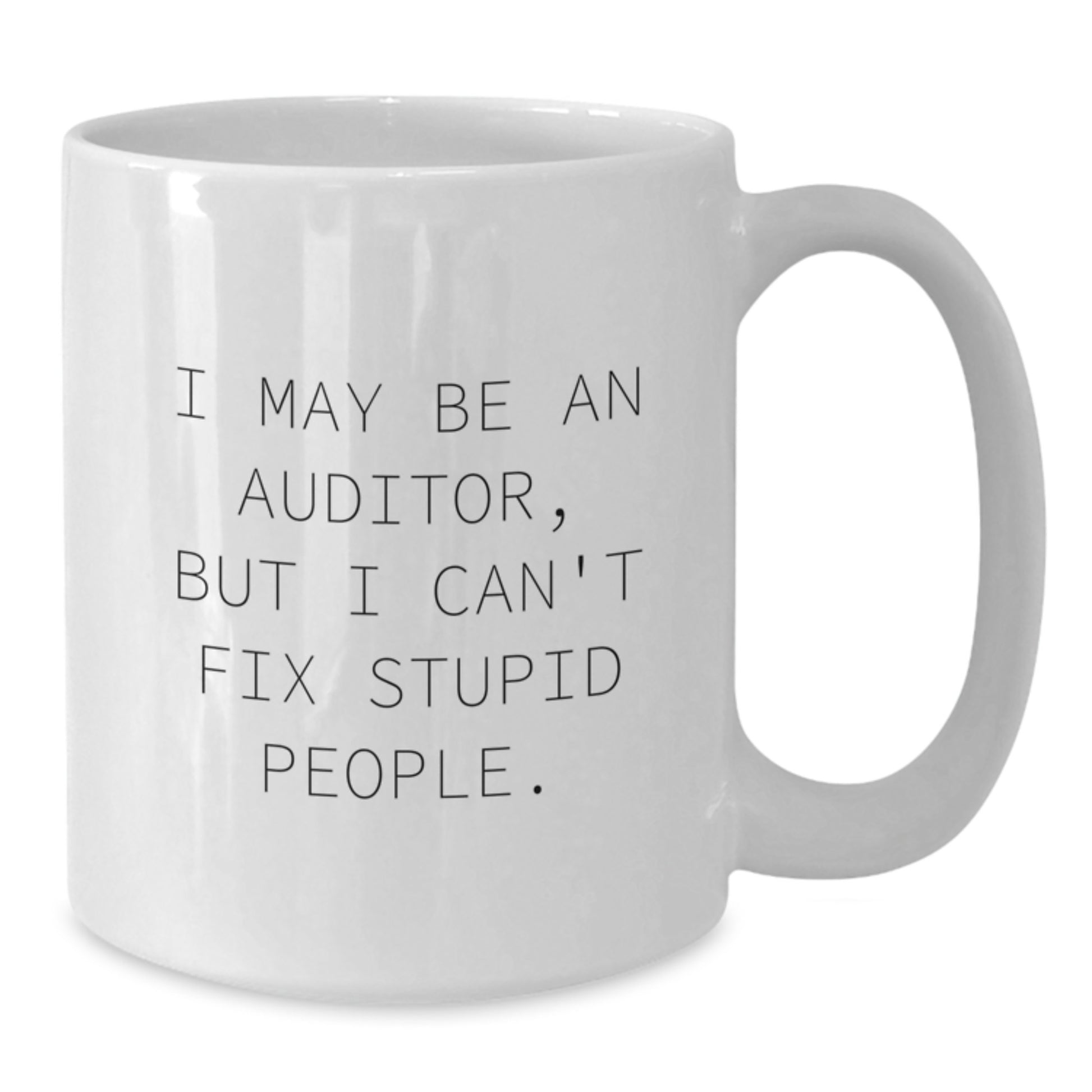 Auditor Keepsake White Coffee Mug Birthday Gift for Him - Additional