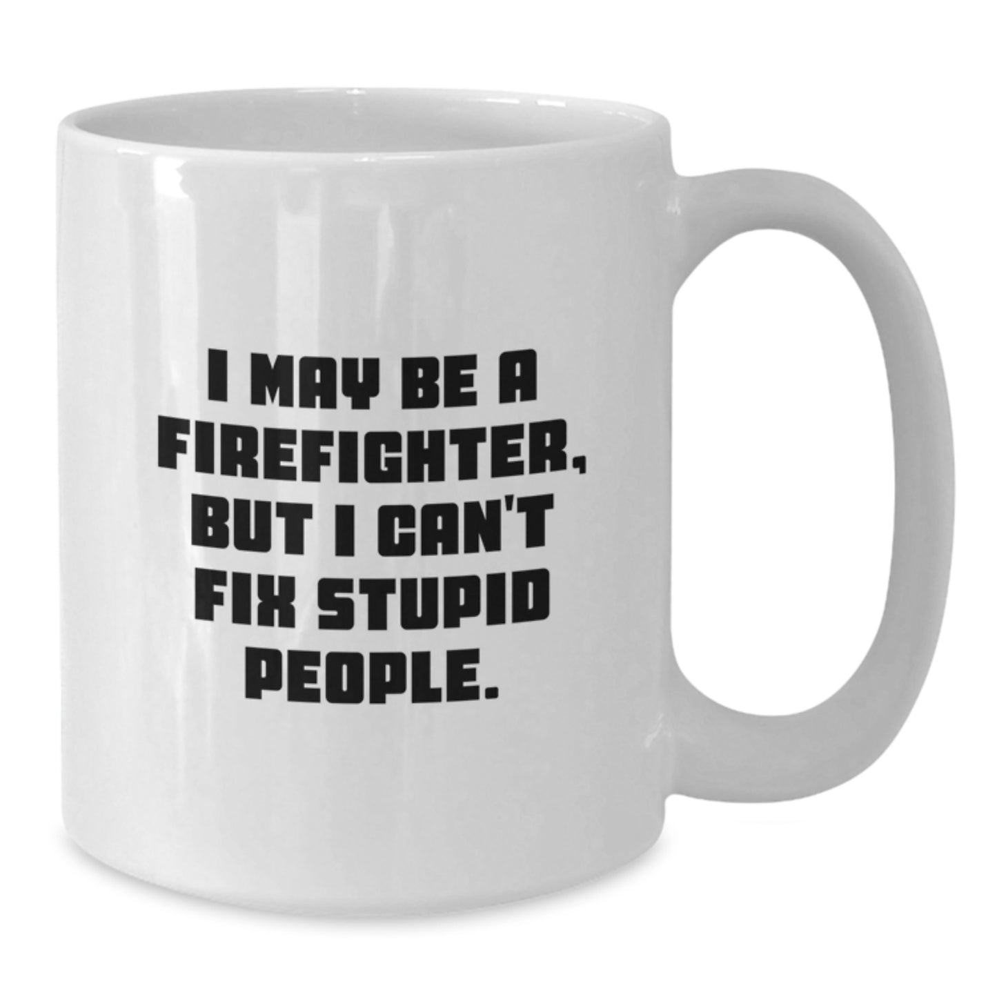 Firefighter Keepsake Ceramic Mug for Him Surprise Birthday Gift 11oz - Additional