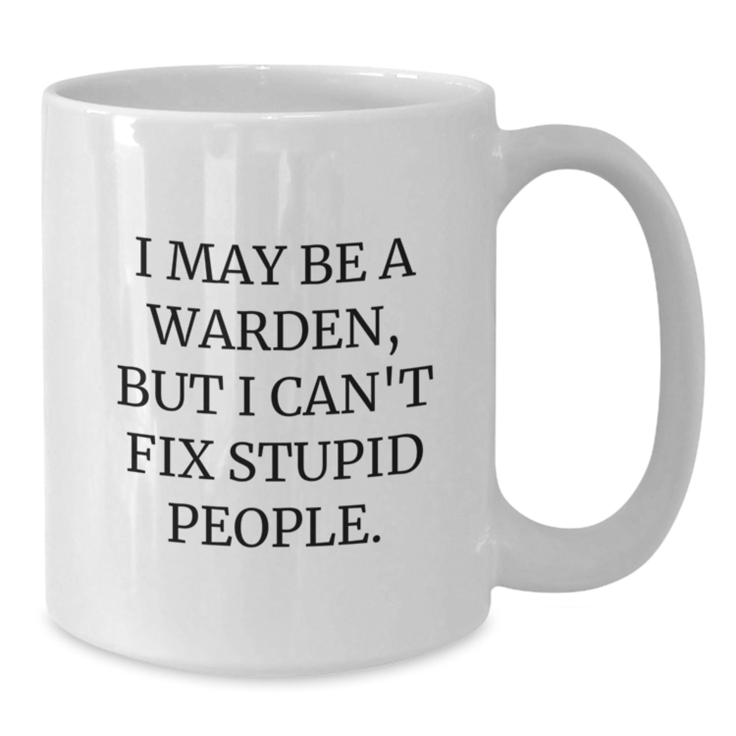 Warden Keepsake Ceramic White Coffee Mug Birthday Gift for Him - Additional