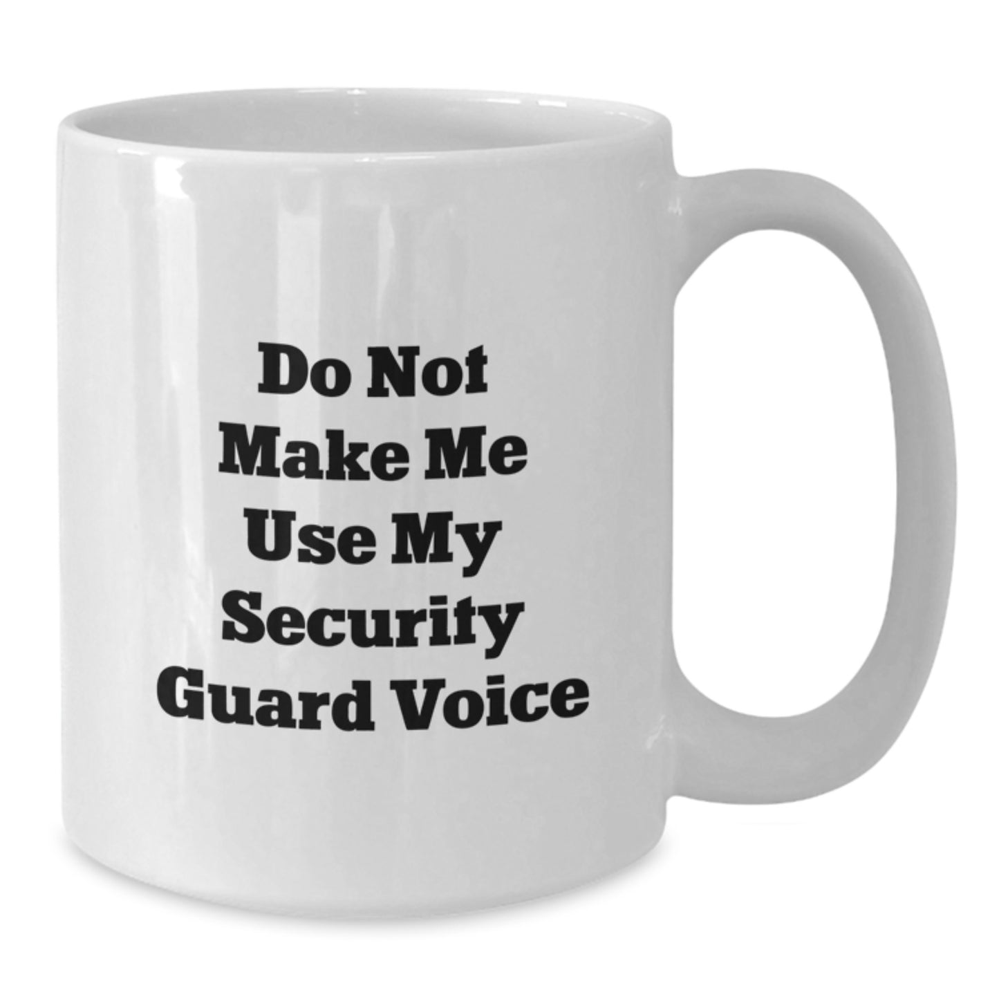 Security Guard Keepsake Ceramic White Mug for Him Birthday Gift - Additional