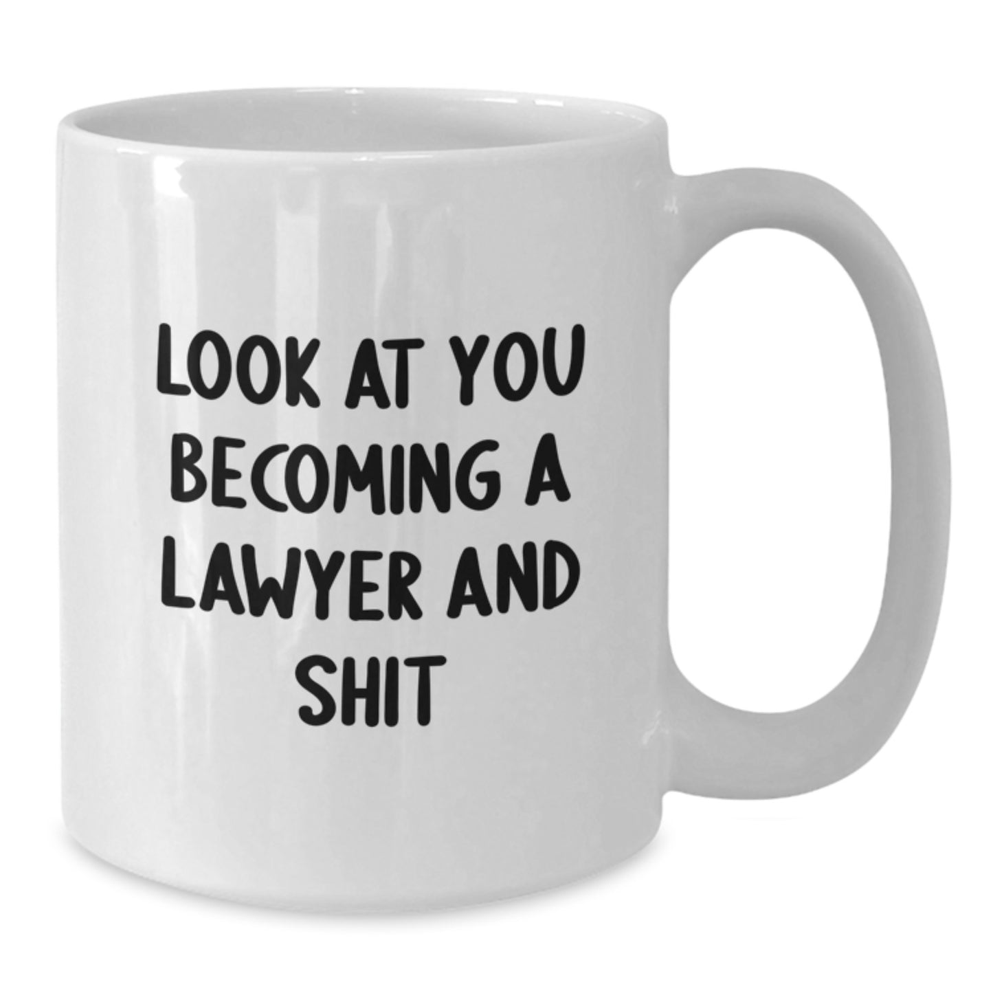Lawyer Keepsake Mug for Him Graduation Gift White Ceramic 11oz Microwave - Additional