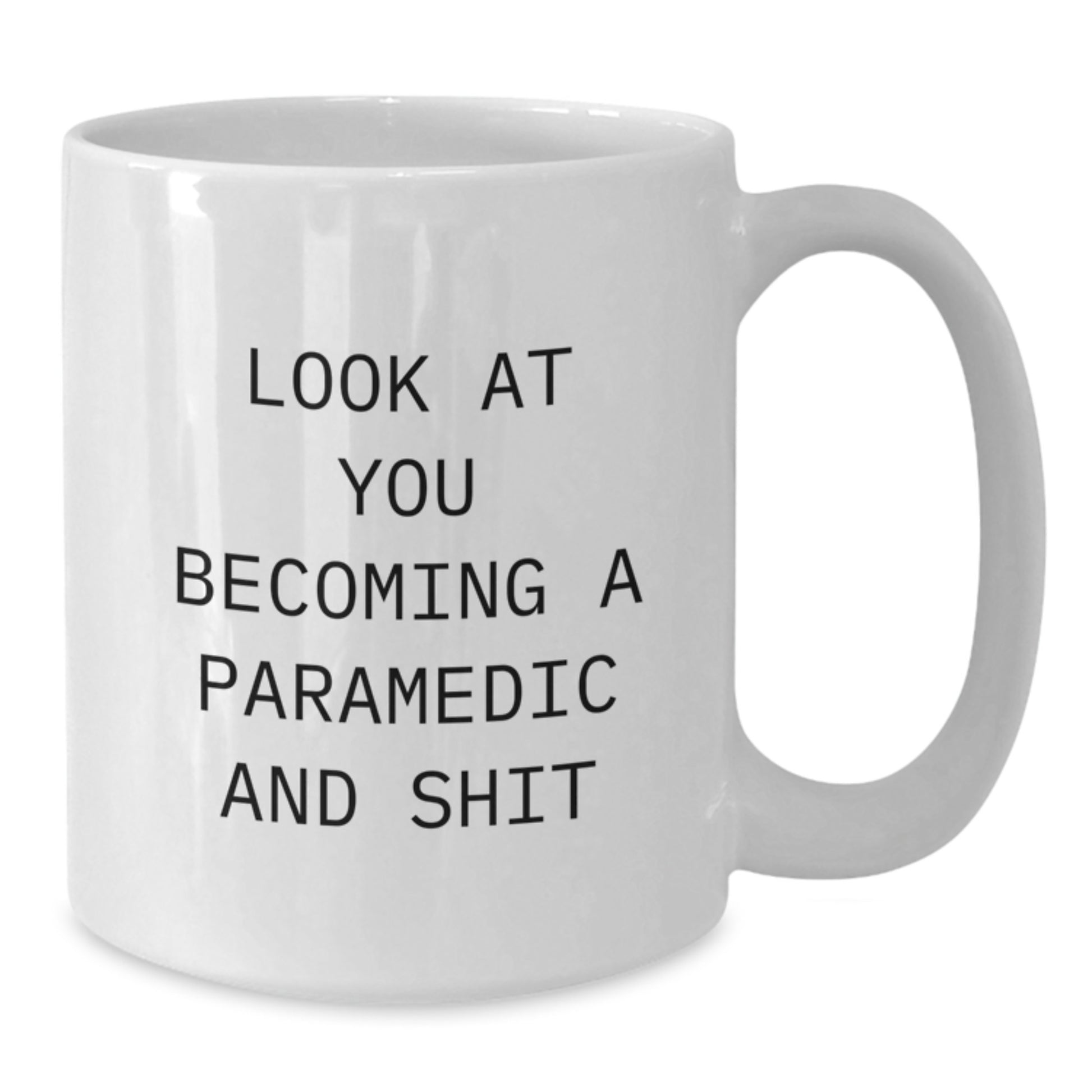 Paramedic Keepsake White Ceramic 11oz Mug for Him Graduation Gift - Additional