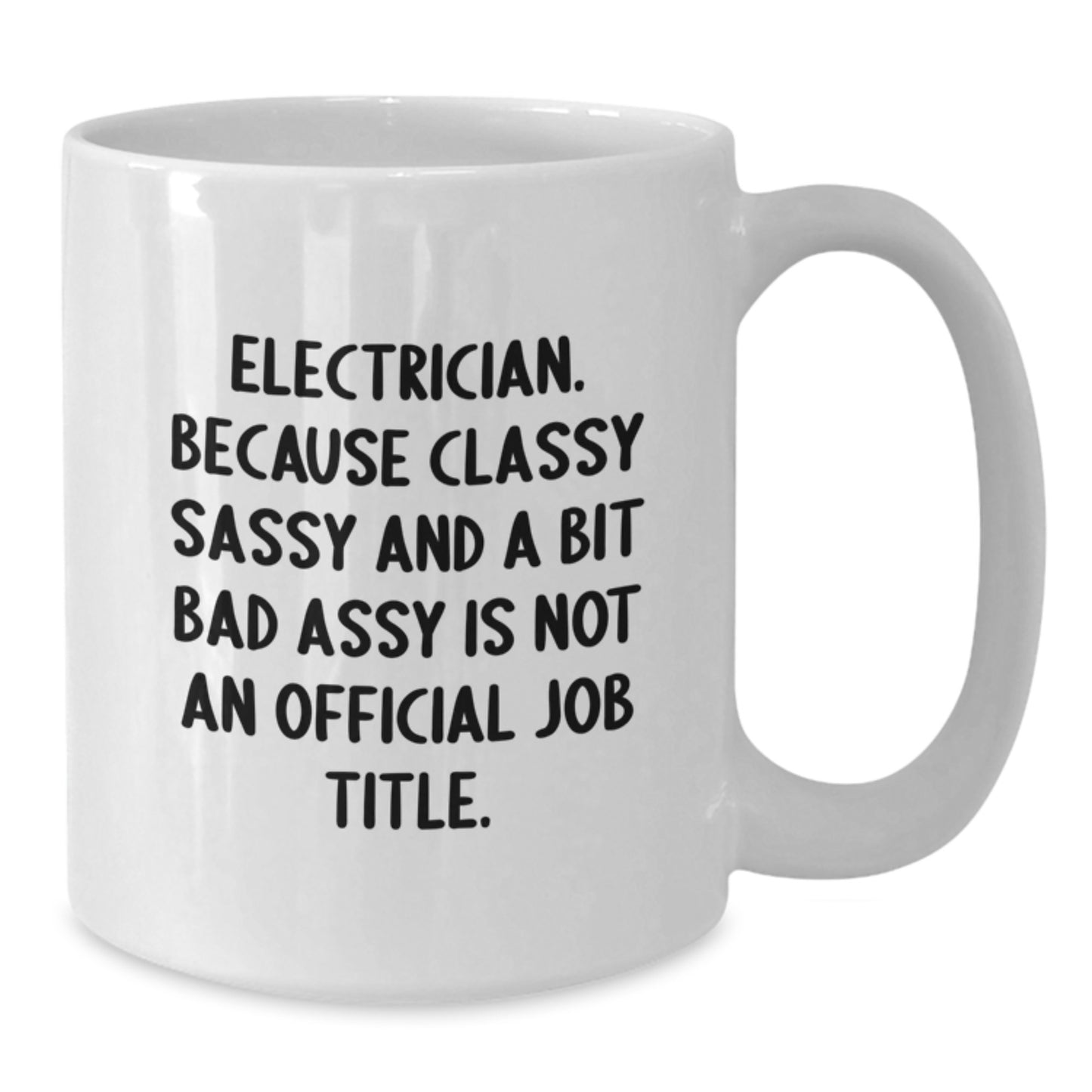 Funny Electrician Gifts for Men from Friends, White Coffee Mug for Electrician Graduation Unique - Additional