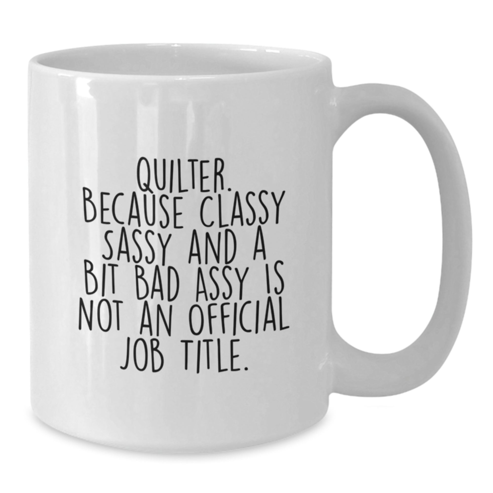 Birthday Gift Quilter White Coffee Mug for Her Present - Additional