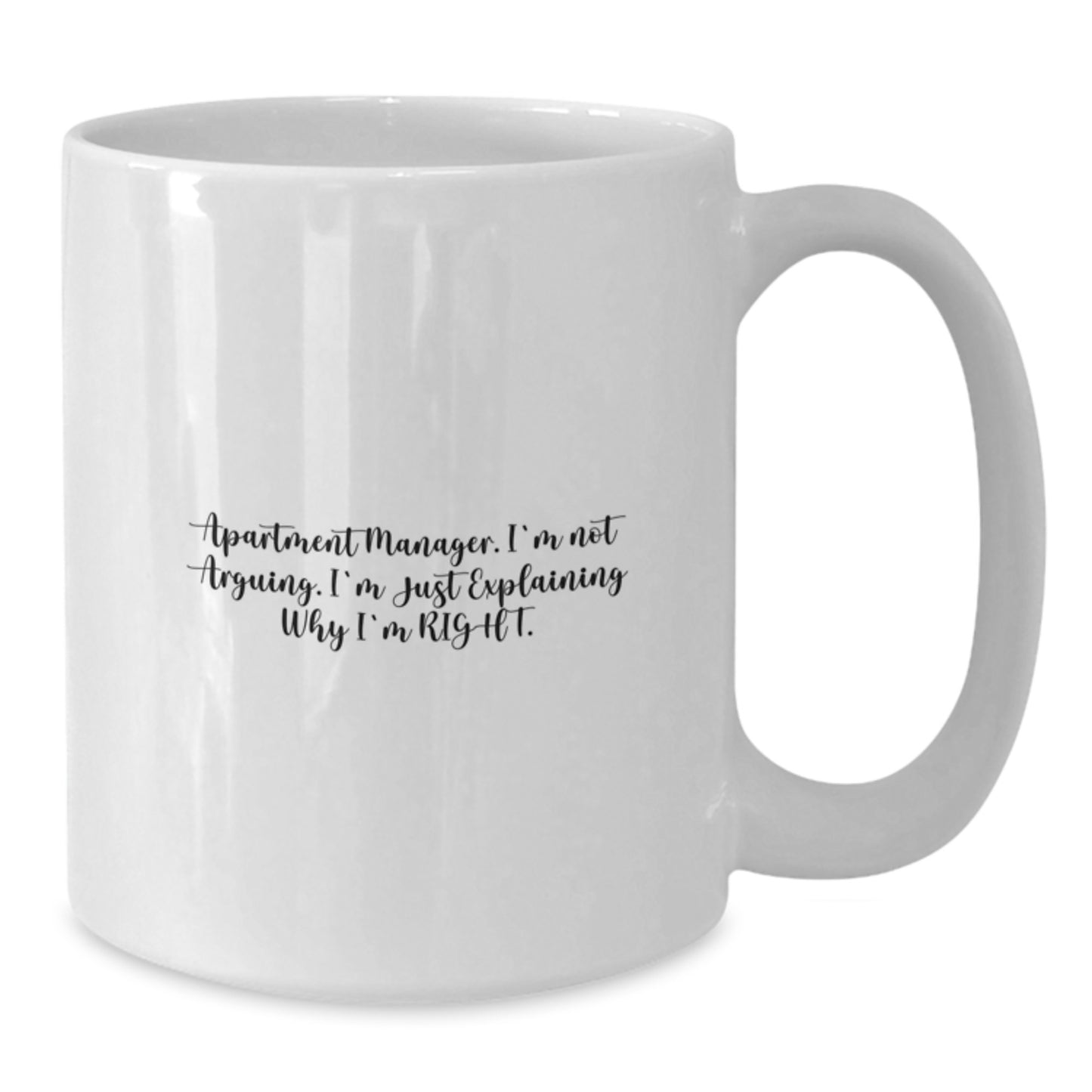 Apartment Manager Keepsake Mug for Him Birthday Gift Ceramic 11oz - Additional