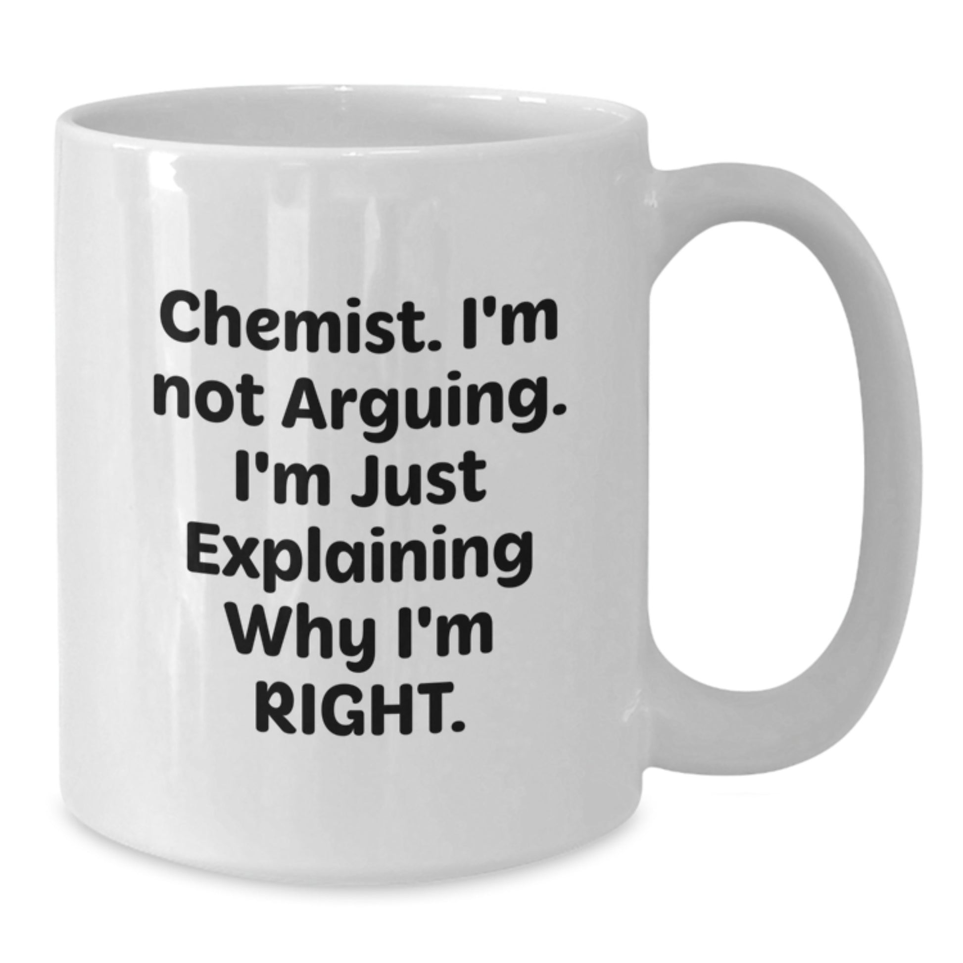 Witty Chemist Novelty White Coffee Mug Birthday Gift for Friends Present - Additional