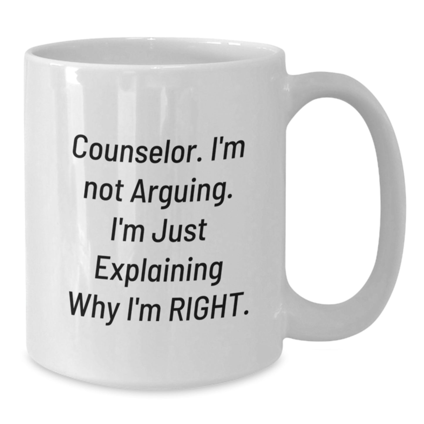 Birthday Gift White Coffee Mug for Her Counselor Keepsake - Additional