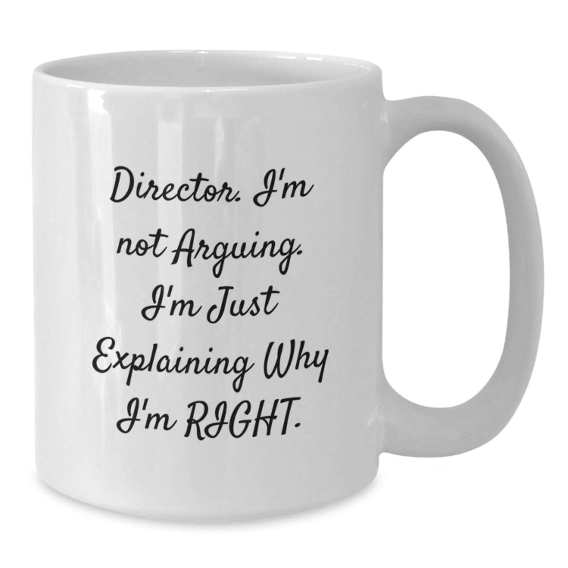 Graduation Unique Gifts for Directors - Funny White Coffee Mugs from Friends, Coworkers, Family - Additional