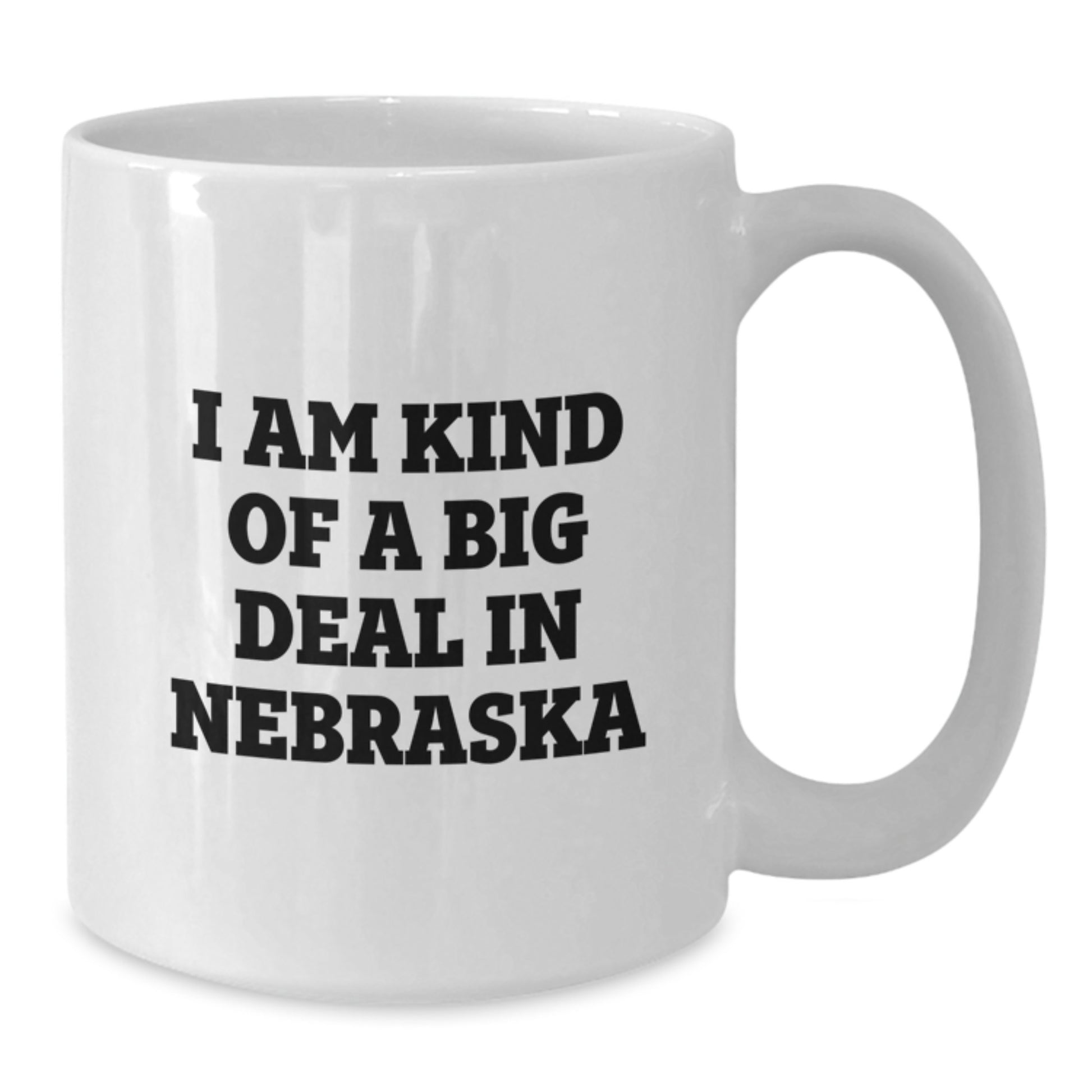 Nebraska Keepsake White Ceramic Coffee Mug for Him Birthday Gift - Additional