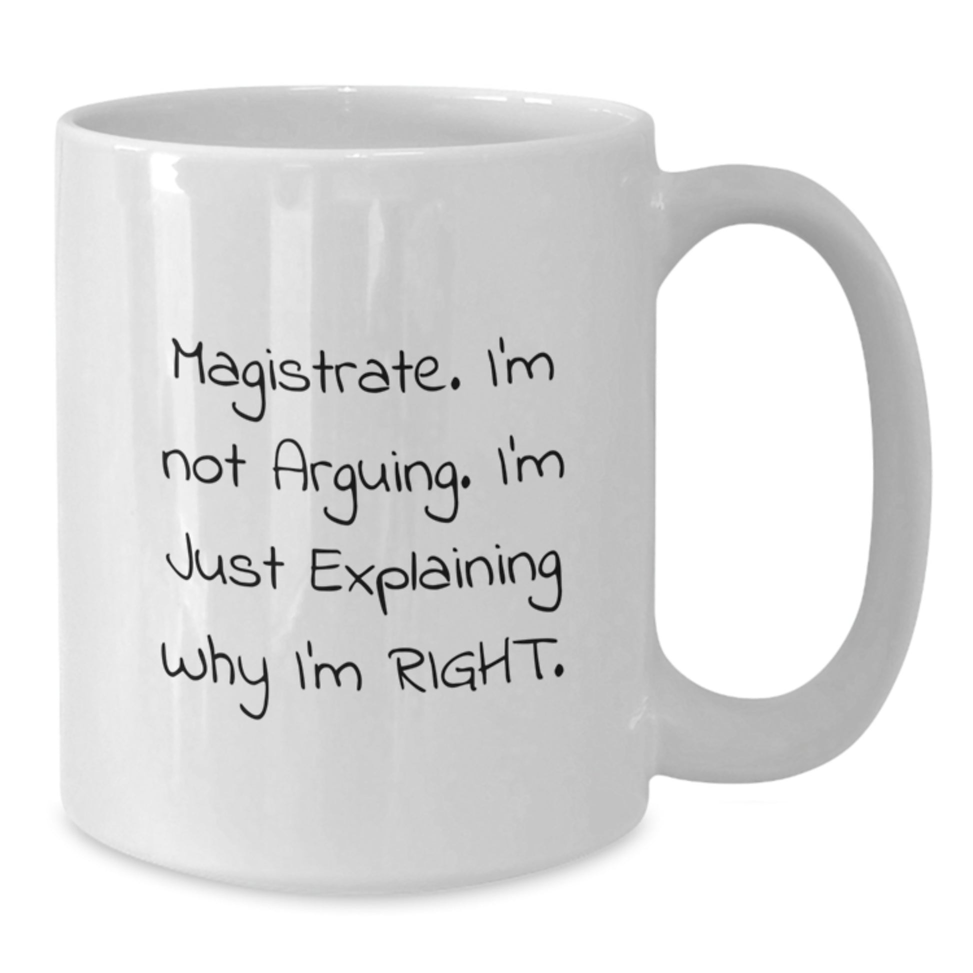 Magistrate White Coffee Mug Keepsake Birthday Gift for Him - Additional