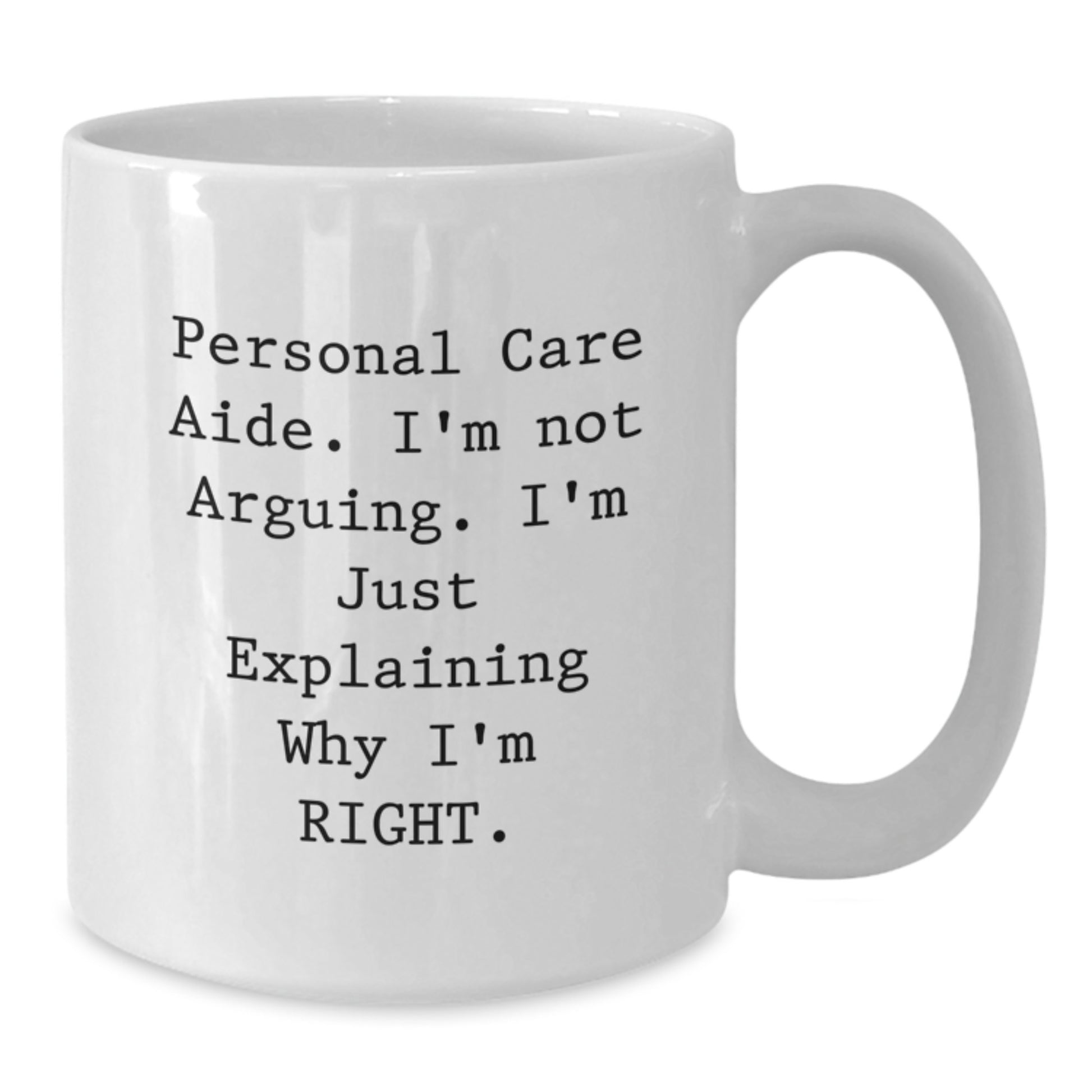 Personal Care Aide Keepsake White Mug for Him Birthday Gift - Additional
