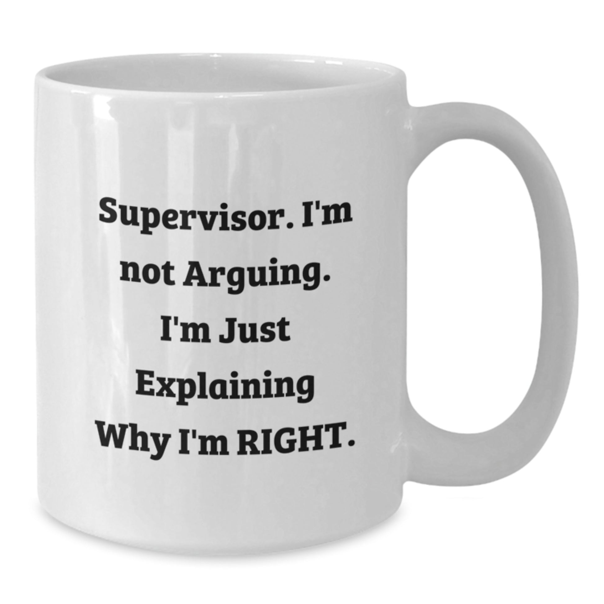 Funny Supervisor Gifts from Friends, White Coffee Mug for Supervisor, Mother's Day Unique Gifts - Additional