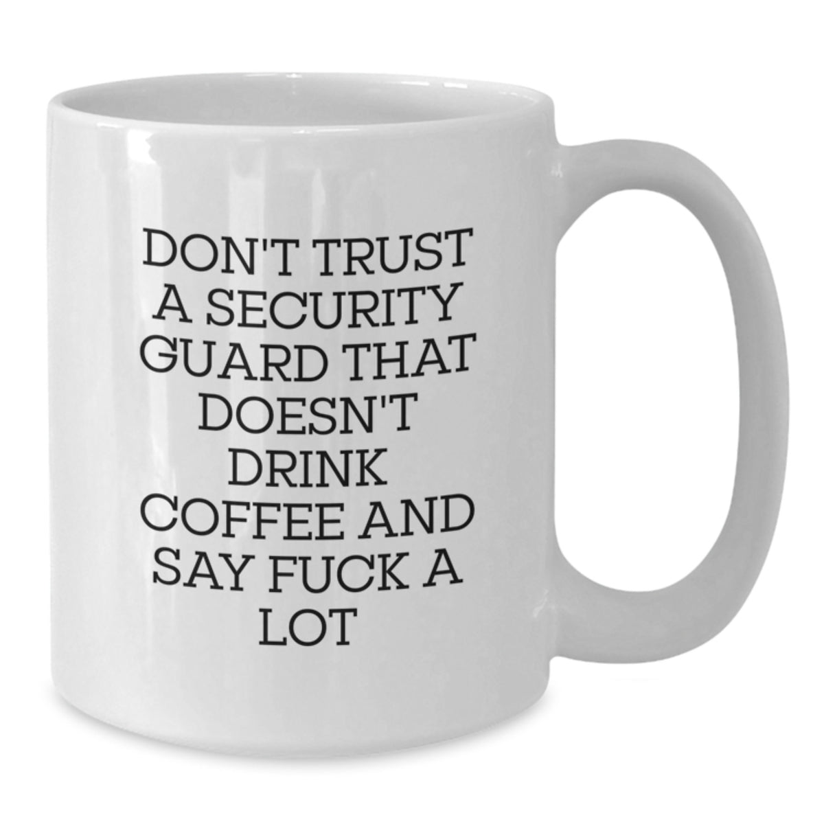Birthday Gift for Her Security Guard White Coffee Mug Present - Additional
