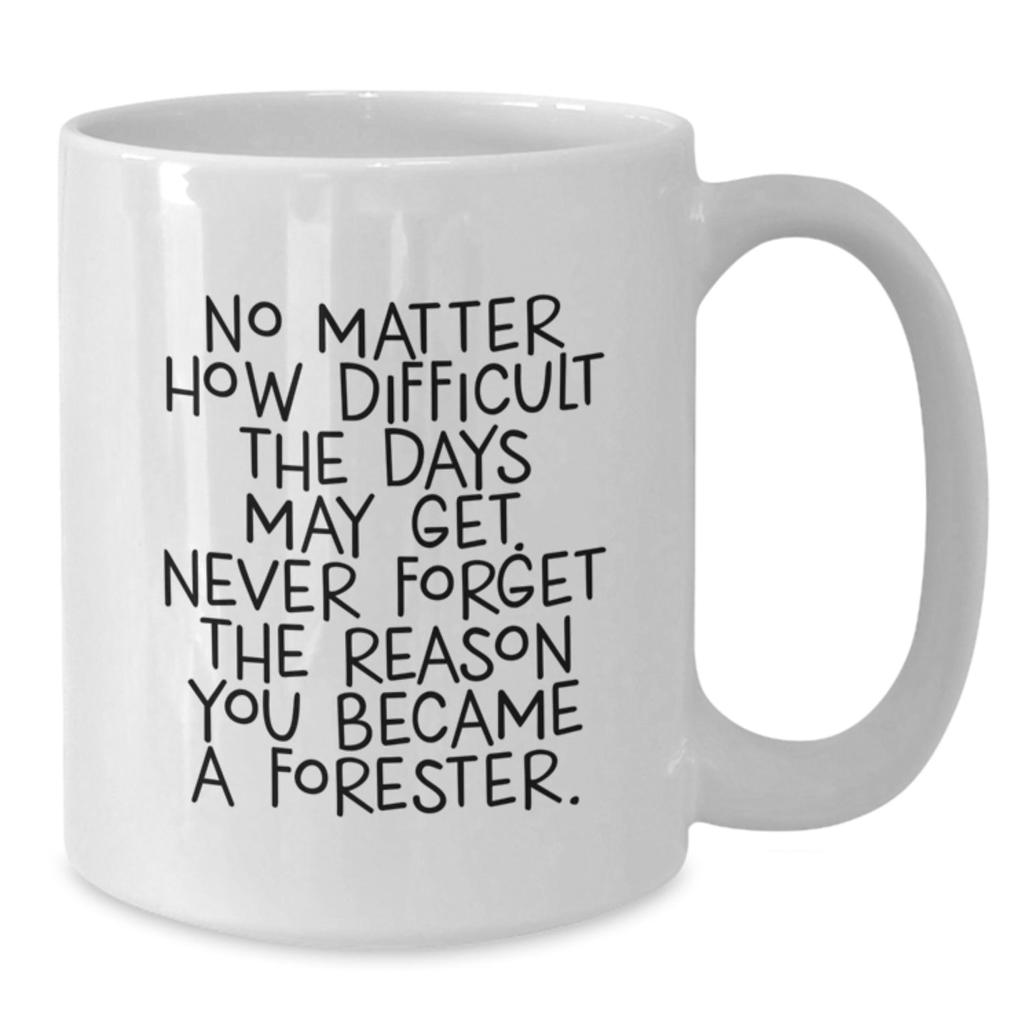 Unique Forester Gifts from Friends, Funny Inspirational White Coffee Mug for Graduation, Forester Enthusiast Quote Lover Mug Gifts for Women, Men, Family, Friends - Additional