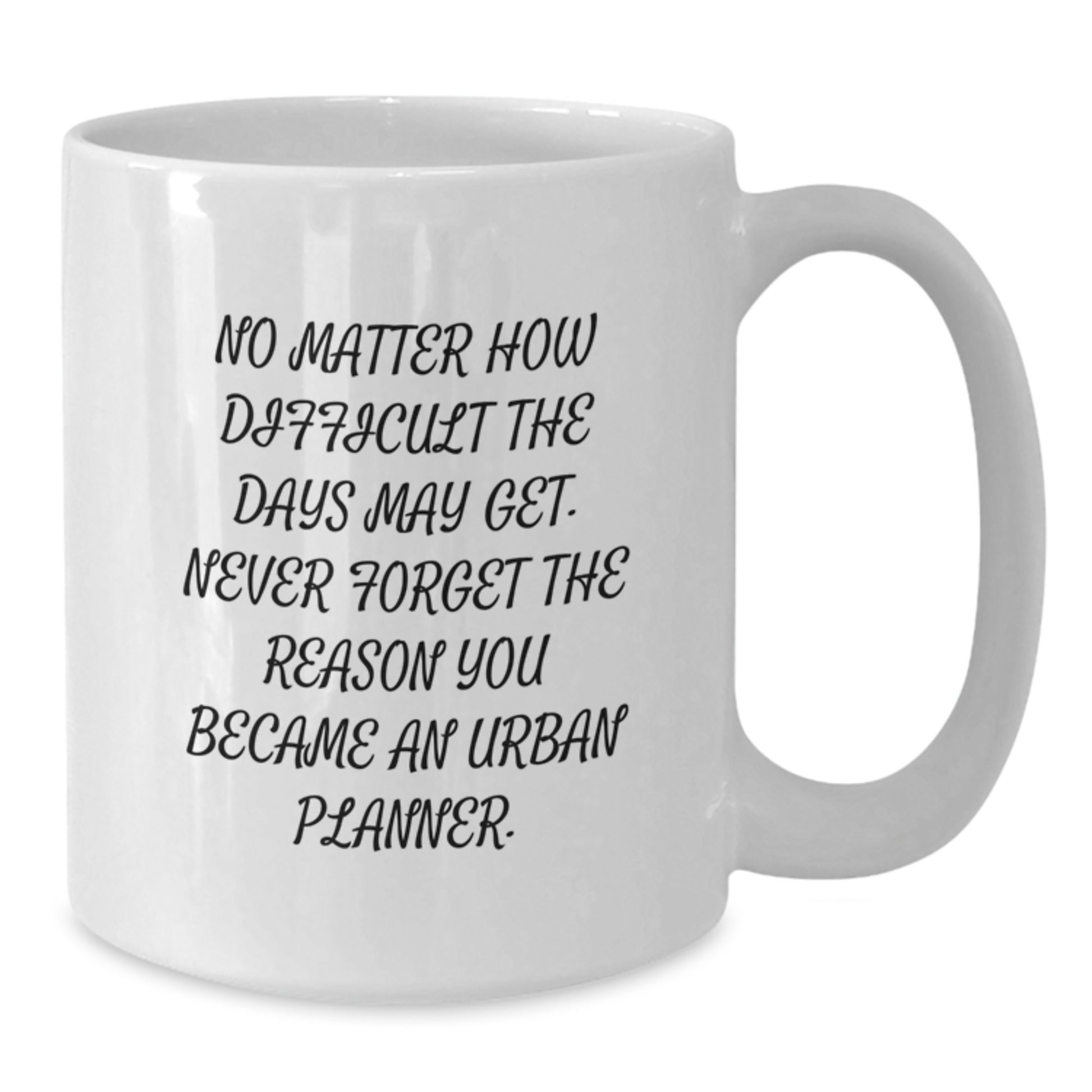 Inspirational Graduation Unique Gifts for Urban Planner Friends and Family - Funny White Coffee Mug - Additional