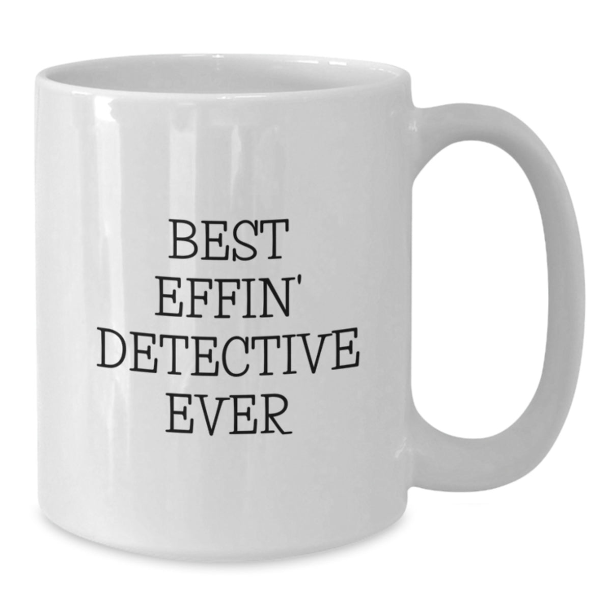 Funny Detective White Coffee Mug Gifts from Men to Detective Friends on Valentine's - Additional