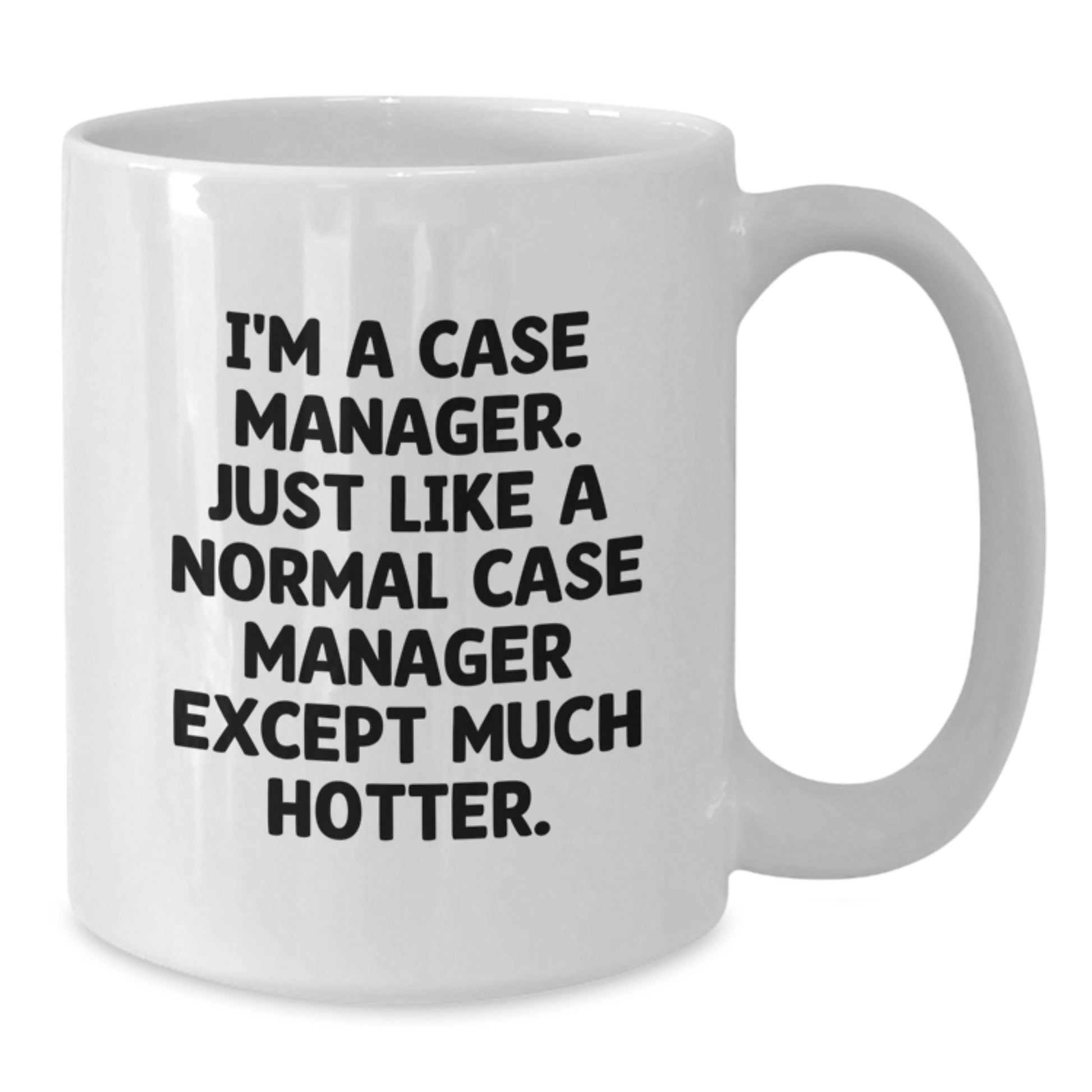 Birthday Gift Case Manager White Coffee Mug for Her Present - Additional