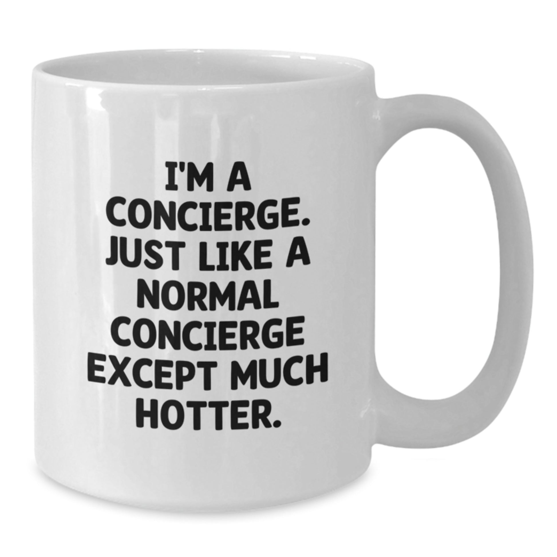 Funny Concierge Gifts from Friends Family for Graduation Unique White Coffee Mug - Additional