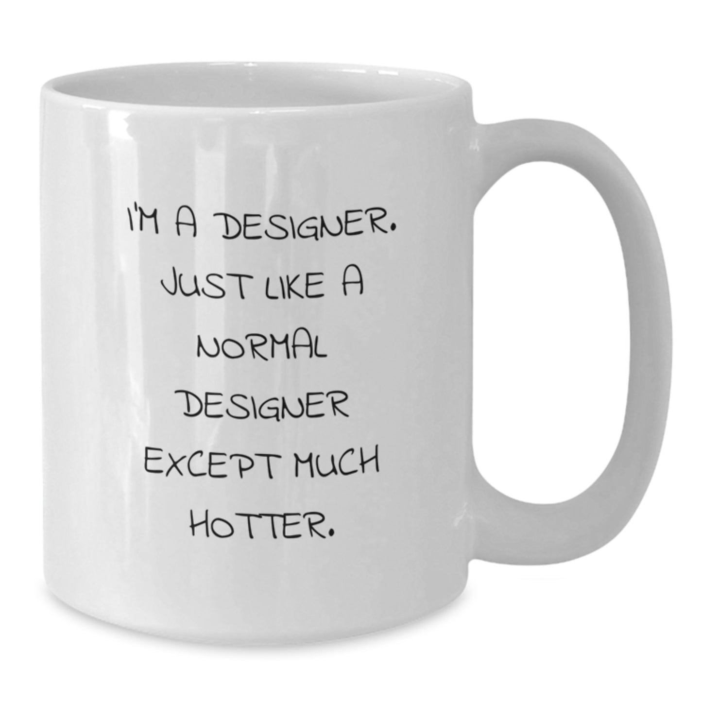 Unique Gifts from Men to Women, Funny White Coffee Mug for Designer Enthusiasts, Mother's Day Unique Gifts for Him or Her - I'm A Designer Mug - Additional