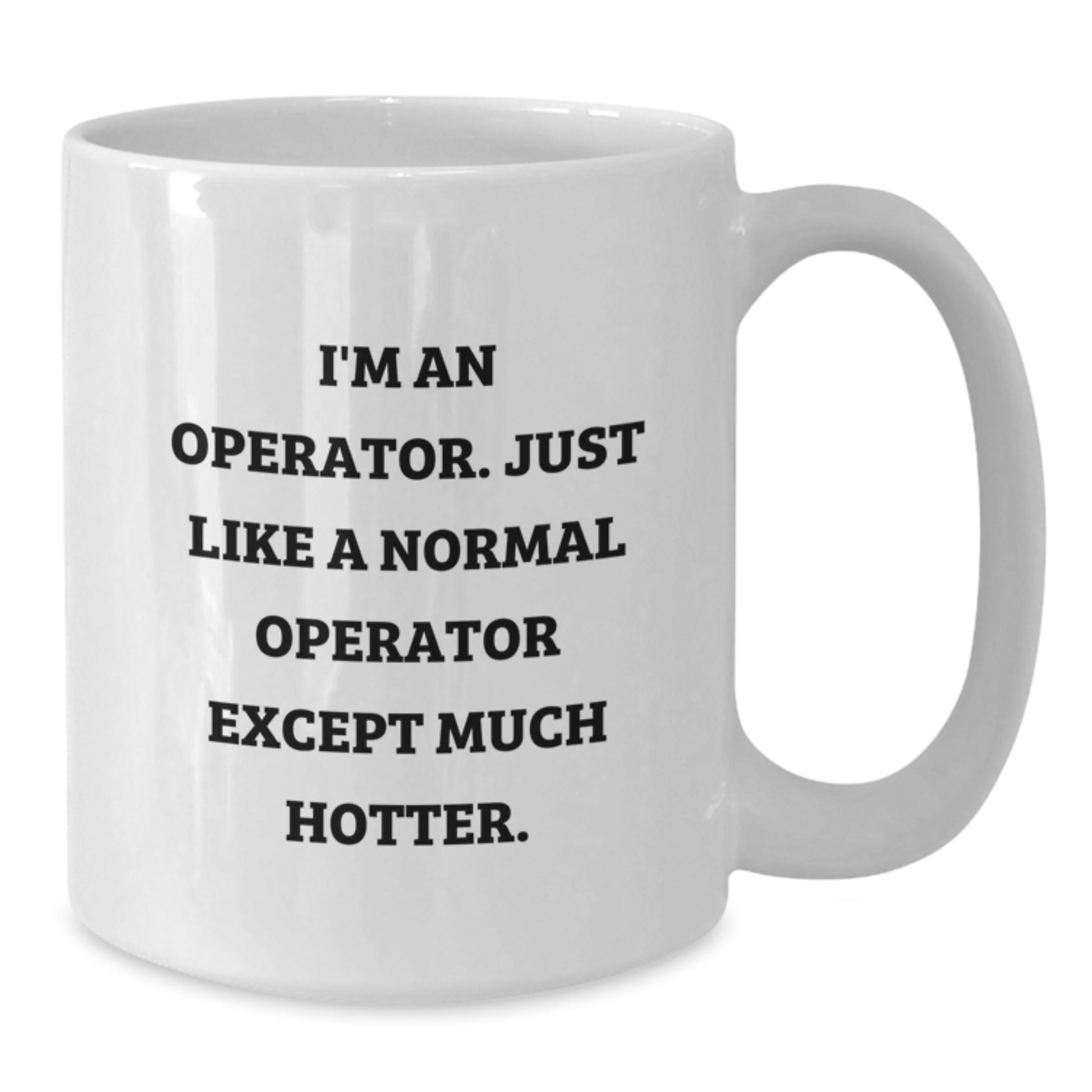 Birthday Gift for Her Operator White Coffee Mug Present Surprise - Additional