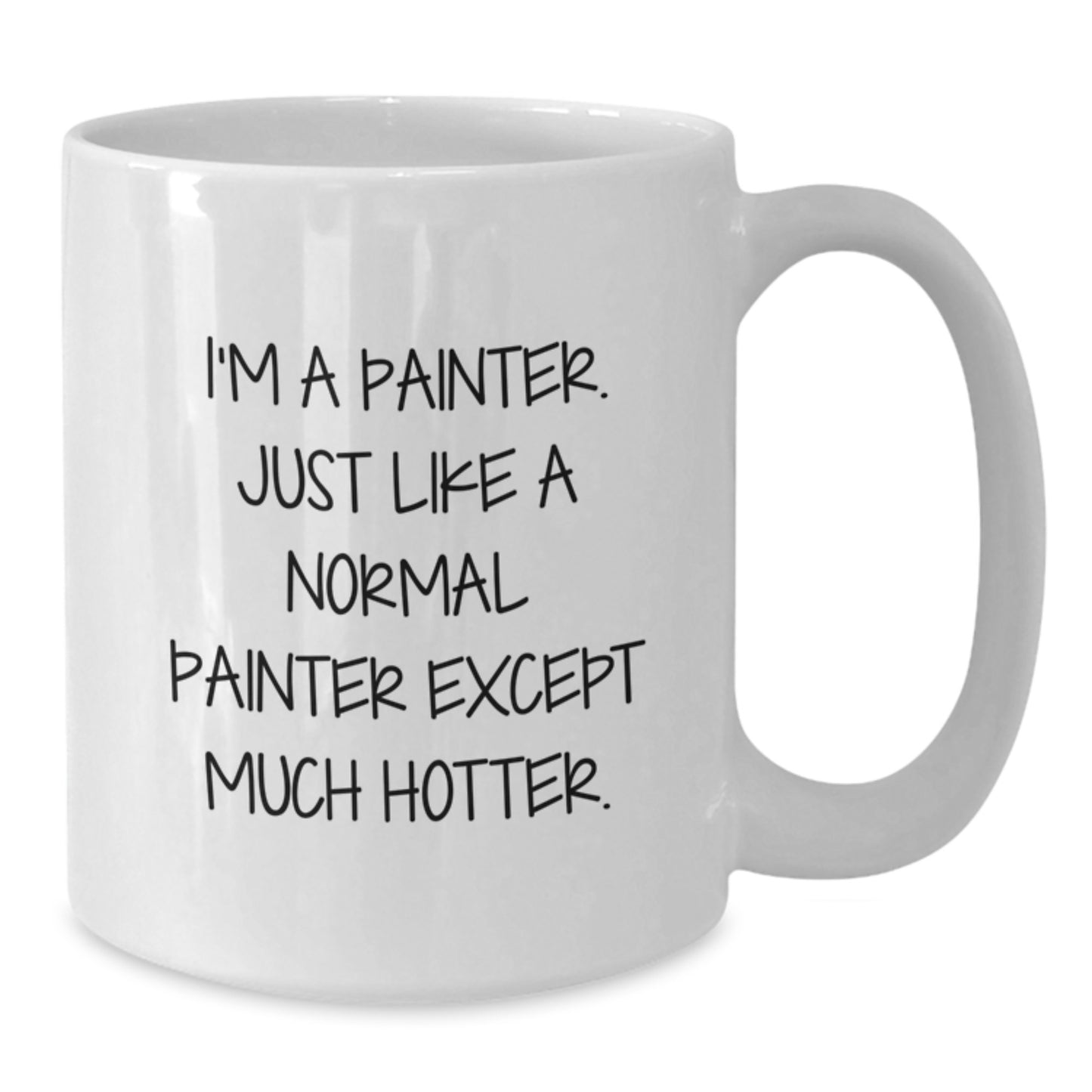 Cool Painter Birthday Gift Essential White Mug for Neighbors - Additional