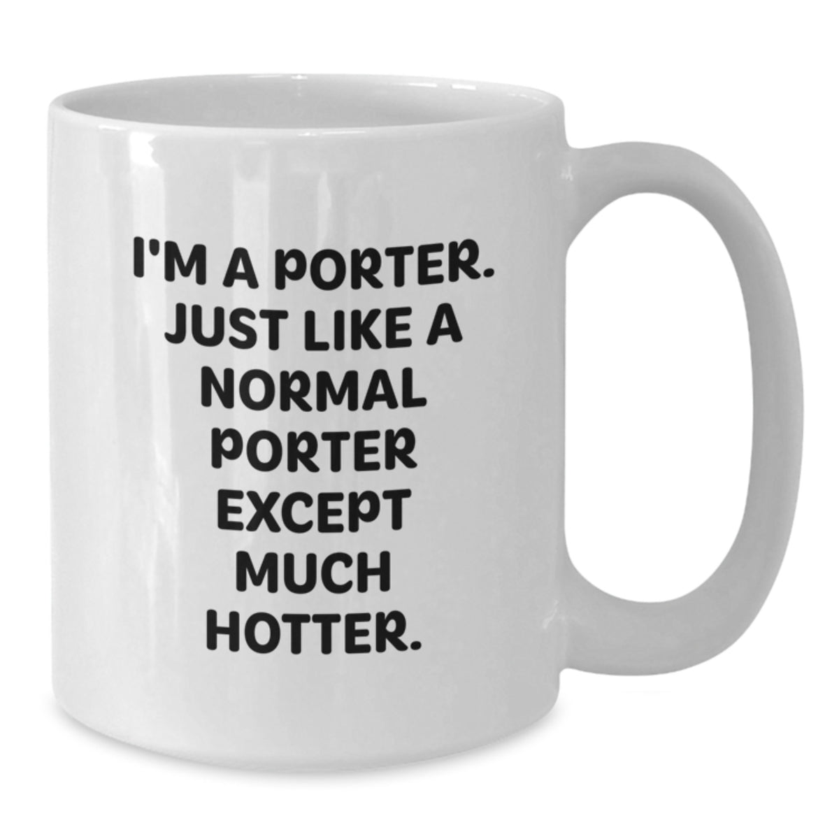 Funny Porter Gifts from Men, Unique Gifts for Porter on Mother's Day, White Coffee Mug - Additional