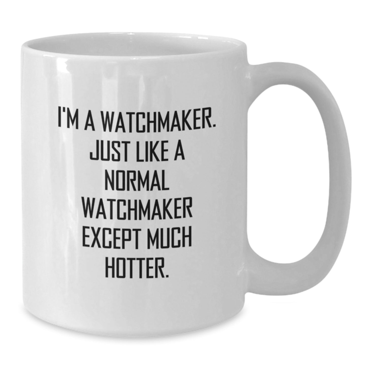 Funny Watchmaker Gifts from Dad, White Coffee Mug for Watchmaker Enthusiasts, Ideal Father's Day Unique Gifts for Men - Additional