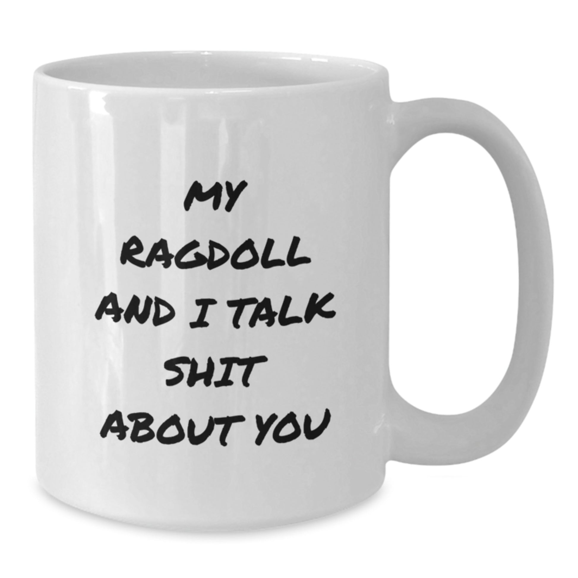 Birthday Gift White Coffee Mug Keepsake for Her Ragdoll Cat - Additional