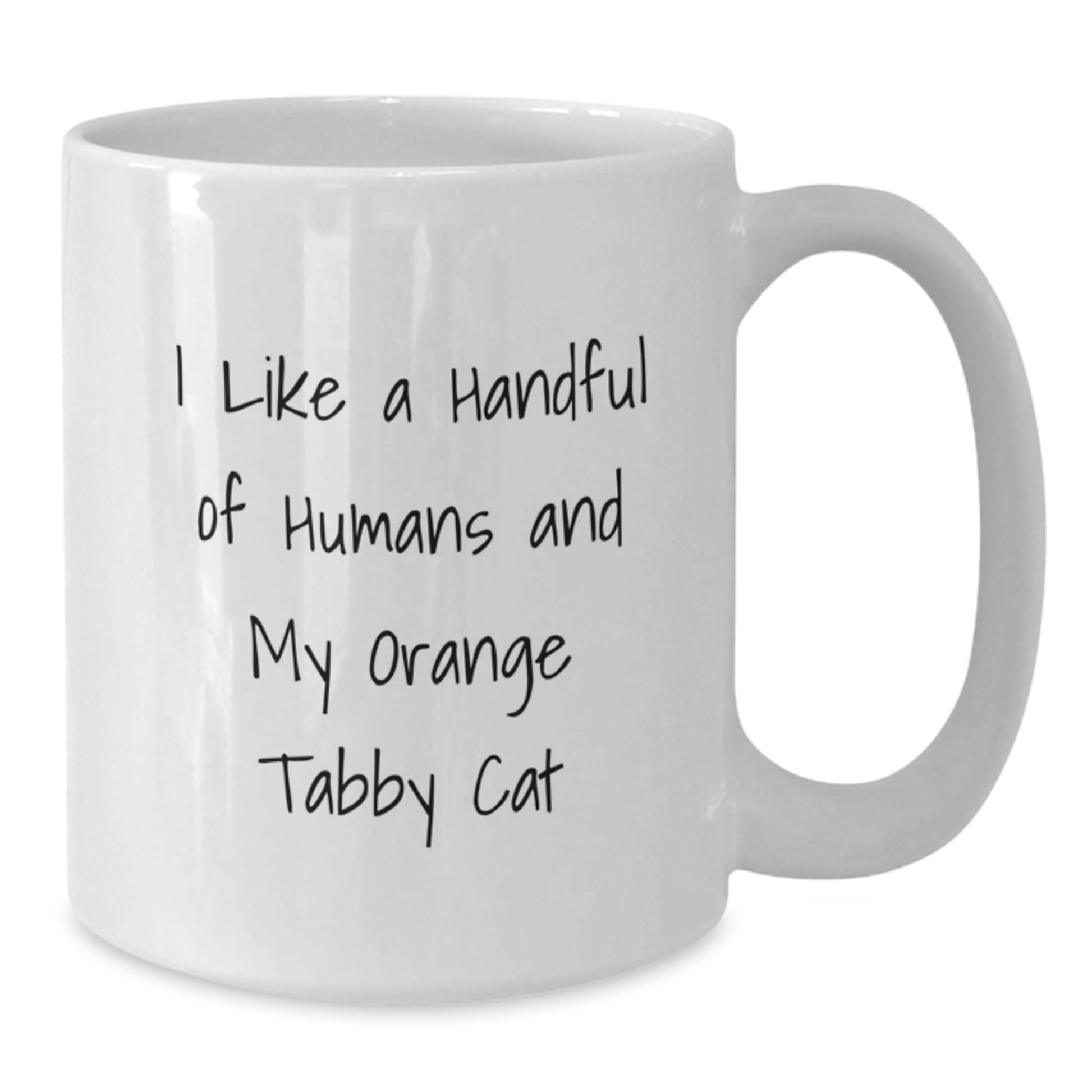 Funny Orange Tabby Cat Gifts for Orange Tabby Cat Lovers, Funny Birthday Unique Gifts from Friends, Family to Orange Tabby Cat Owner, Orange Tabby Cat White Coffee Mug - Additional