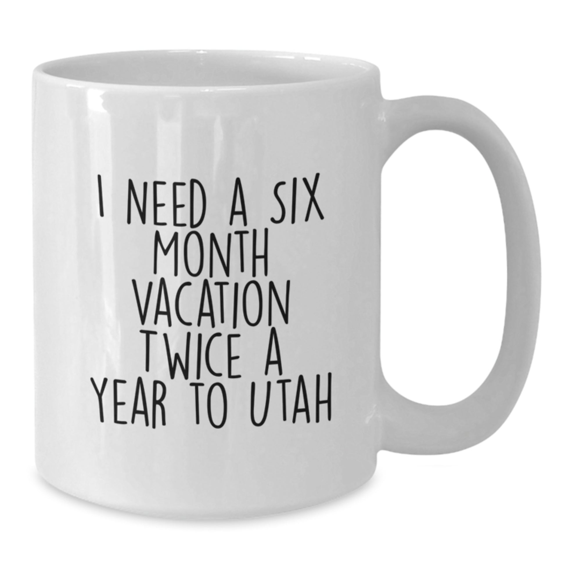 Funny Utah Gifts, White Coffee Mug, Birthday Unique Gifts from Friends to Men for Utah - Additional